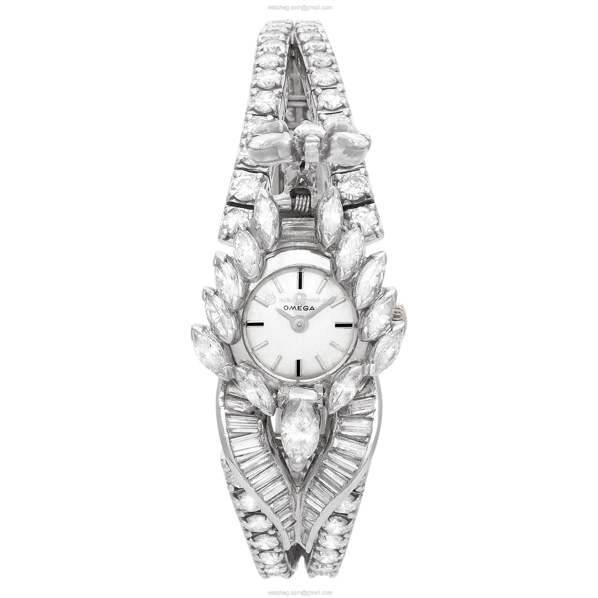 Omega Omega 4021 Classic Manual Female Platinum Watches Omega Omega 4021 Classic Manual Female Platinum Watches