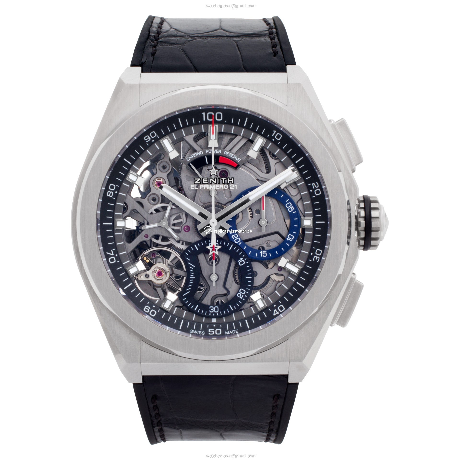 Zenith 95.9000.9004/78.R582 El Primero Automatic Male Titanium Watches Zenith 95.9000.9004/78.R582 El Primero Automatic Male Titanium Watches