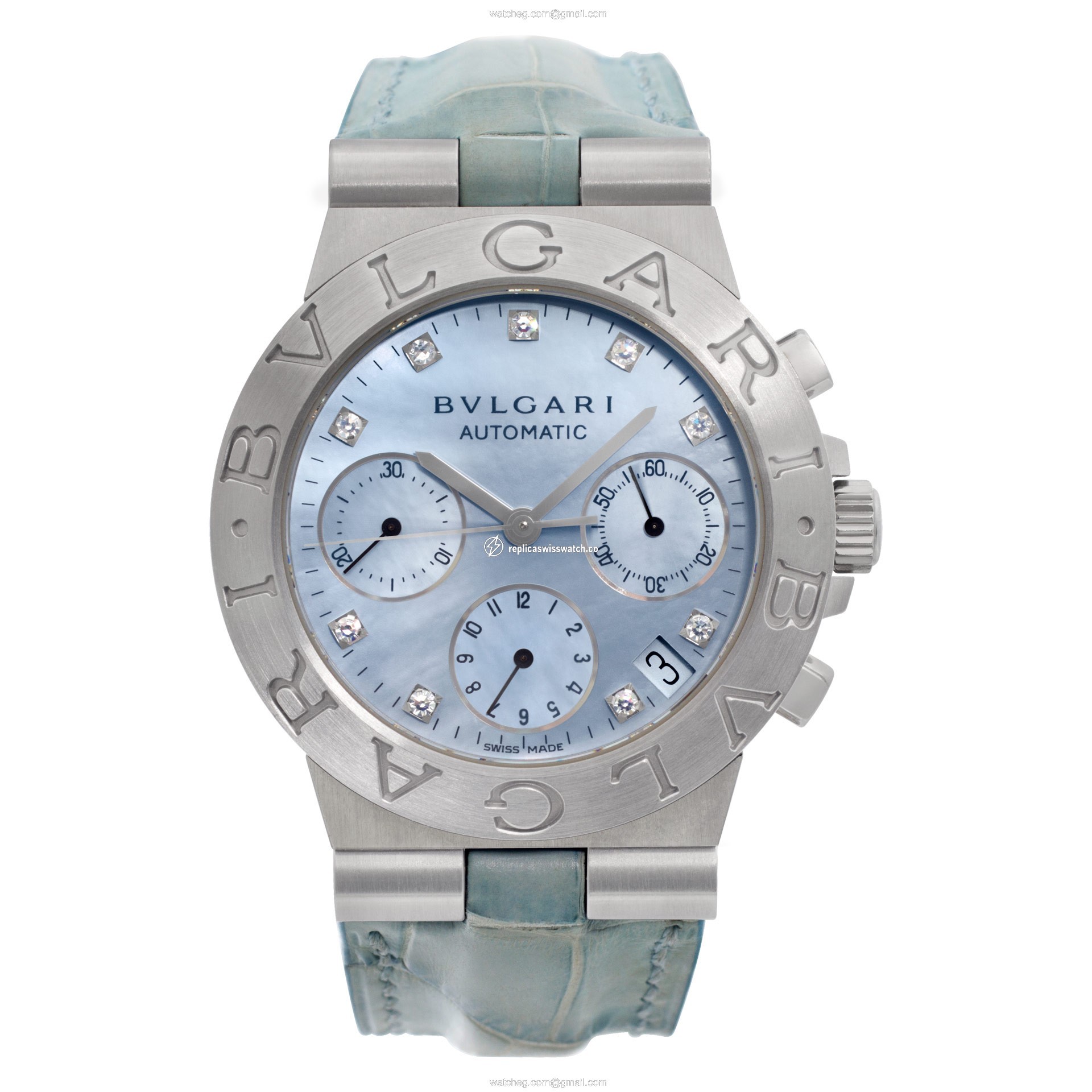 Bvlgari CH 35 S Diagono Automatic Female Stainless Steel Watches Bvlgari CH 35 S Diagono Automatic Female Stainless Steel Watches