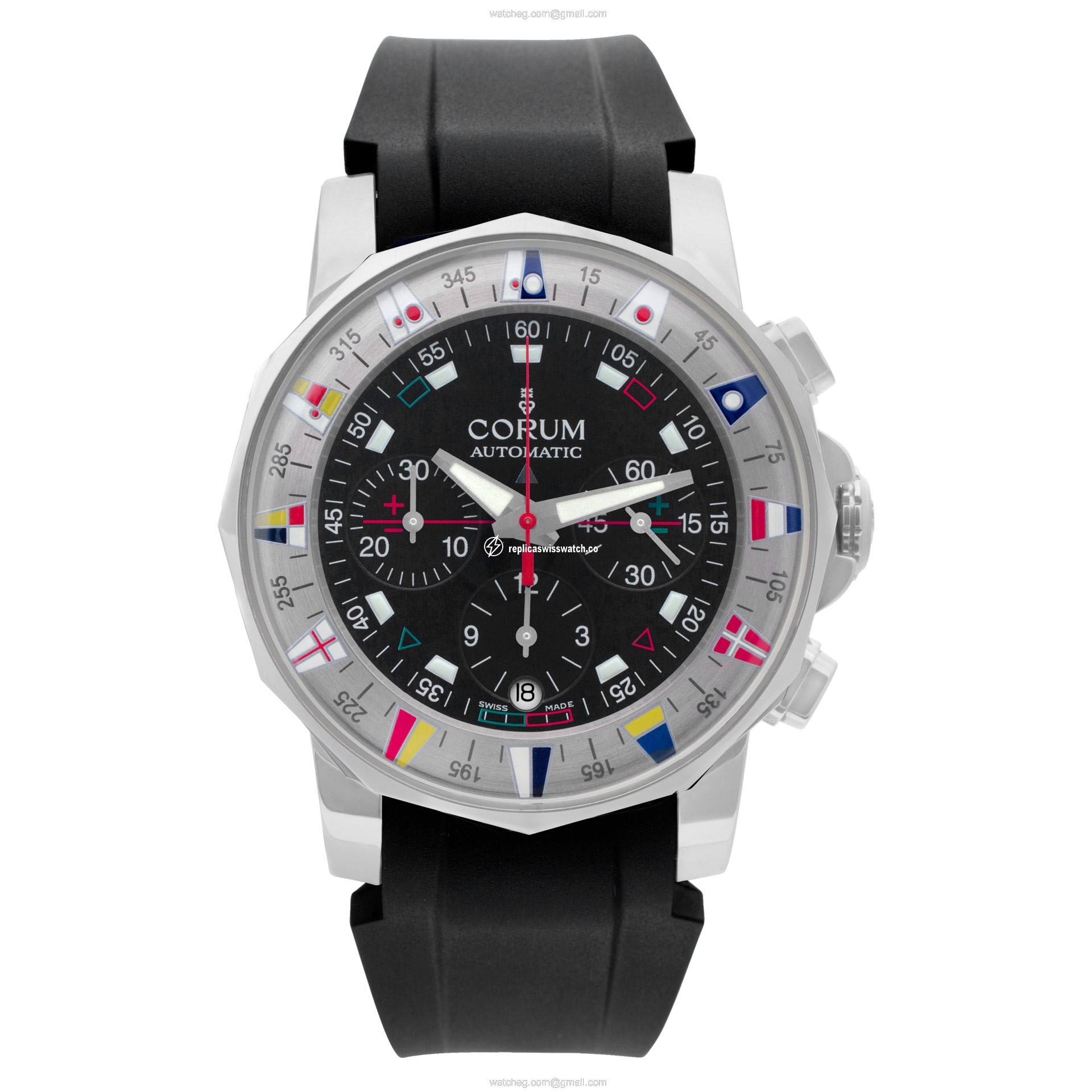 Corum 985.630.20 Admirals Cup Automatic Male Stainless Steel Watches Corum 985.630.20 Admirals Cup Automatic Male Stainless Steel Watches