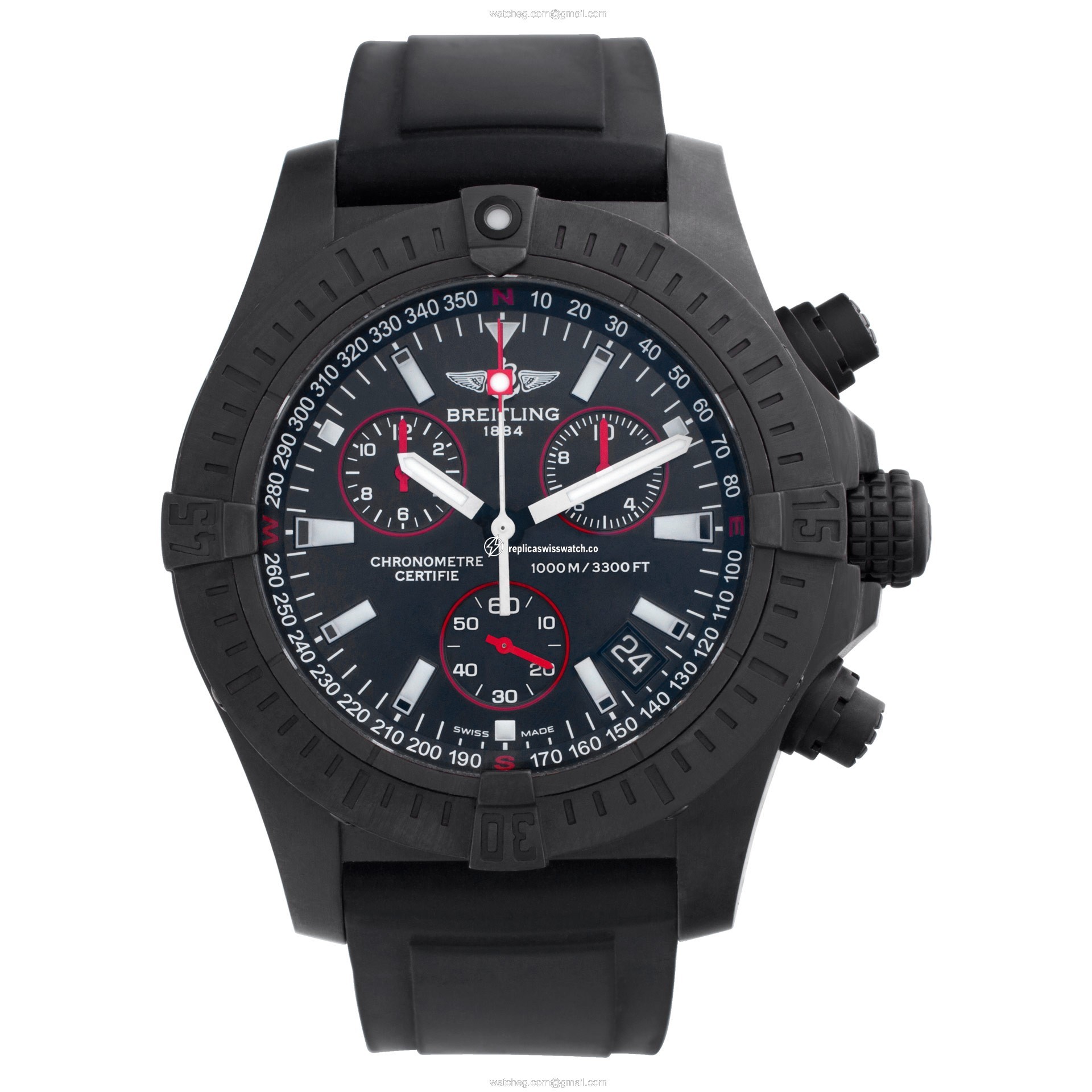 Breitling M73390 Super Avenger Quartz Male PVD steel Watches Breitling M73390 Super Avenger Quartz Male PVD steel Watches