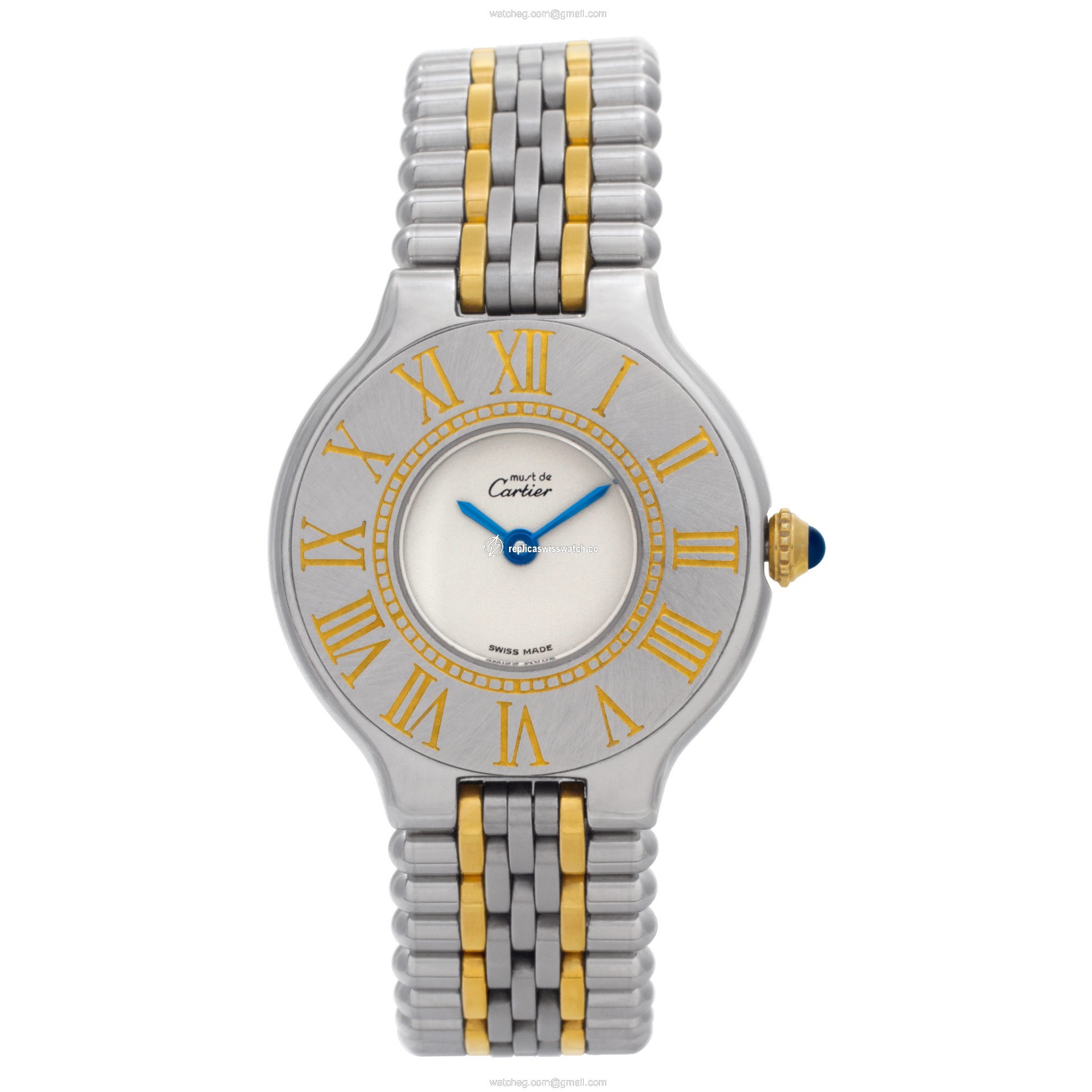 Cartier 21 Must 21 Quartz Female 18k gold & Stainless Steel Watches Cartier 21 Must 21 Quartz Female 18k gold & Stainless Steel Watches