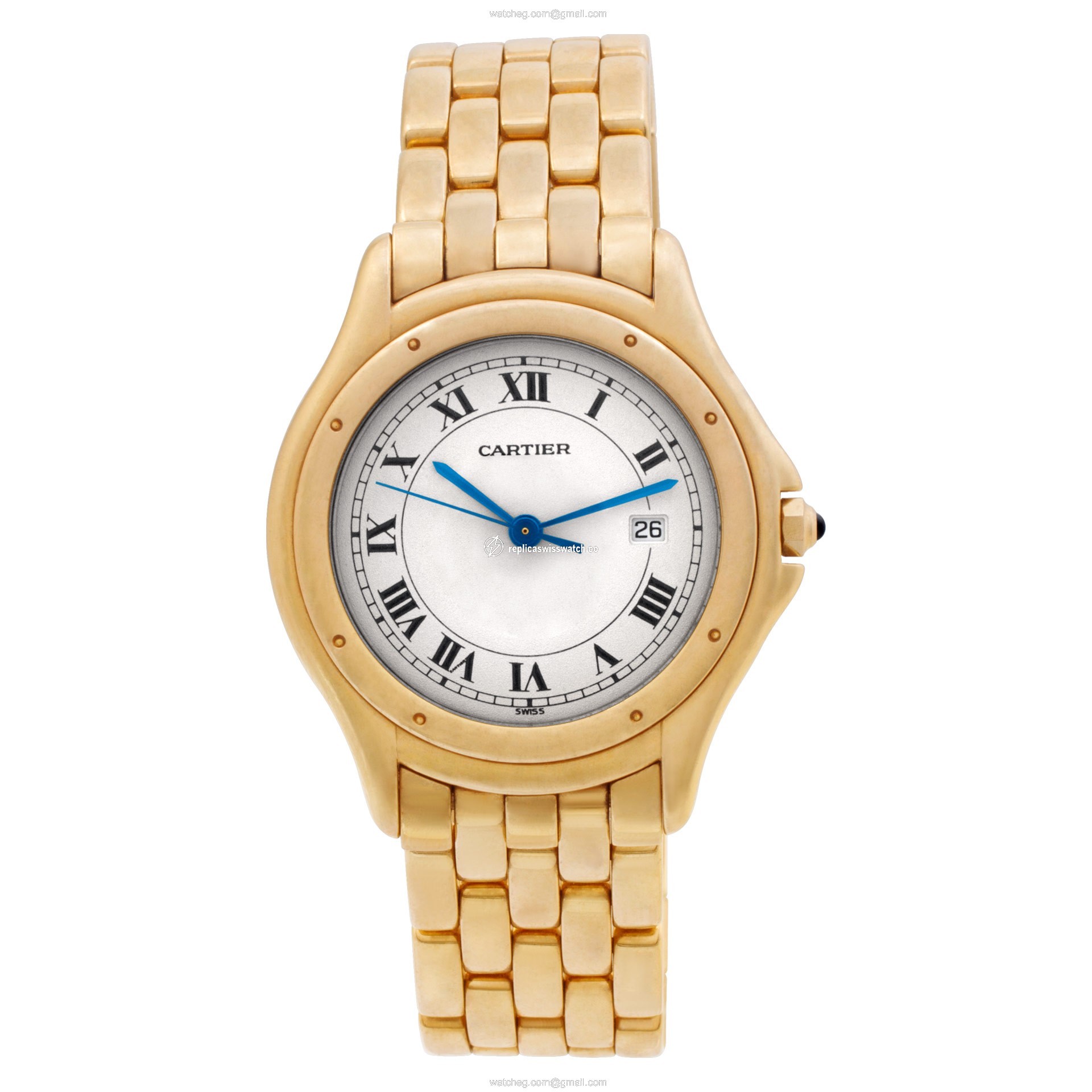 Cartier Cartier 1761 Cougar Quartz Unisex 18k yellow gold Watches Cartier Cartier 1761 Cougar Quartz Unisex 18k yellow gold Watches