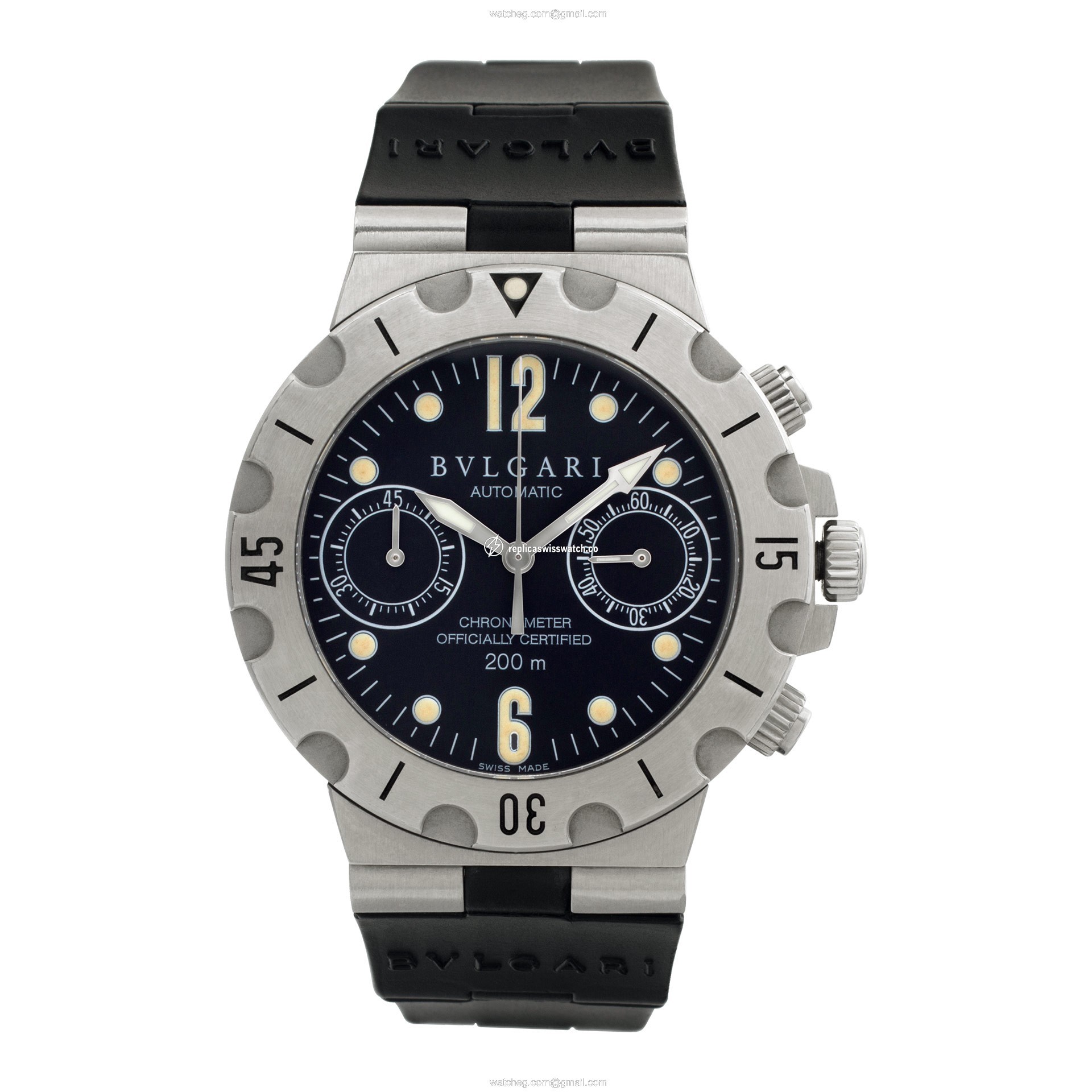 Bvlgari SC38S Scuba Automatic Male steel Watches Bvlgari SC38S Scuba Automatic Male steel Watches