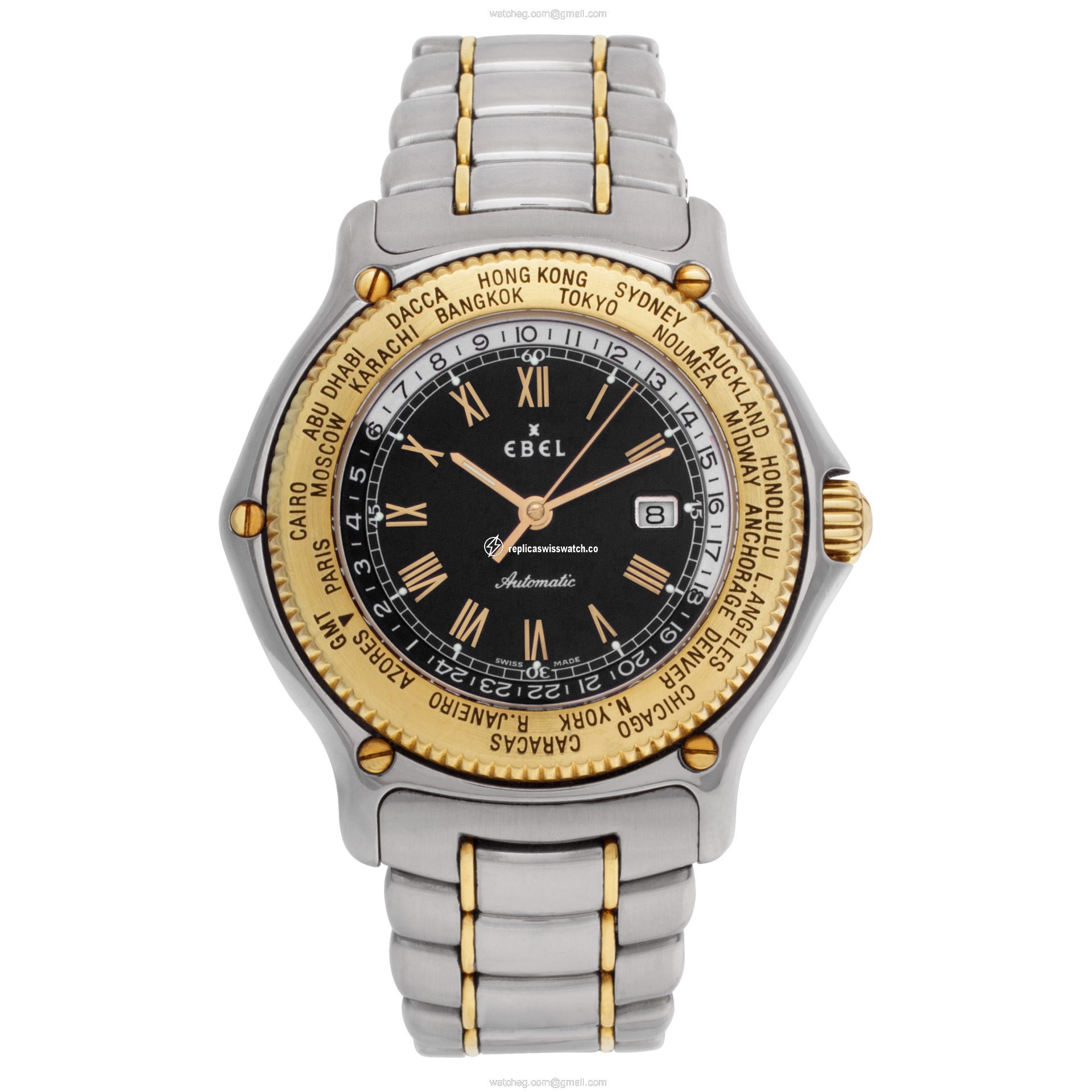 Ebel 1124913 Voyager Automatic Female 18k gold & Stainless Steel Watches Ebel 1124913 Voyager Automatic Female 18k gold & Stainless Steel Watches