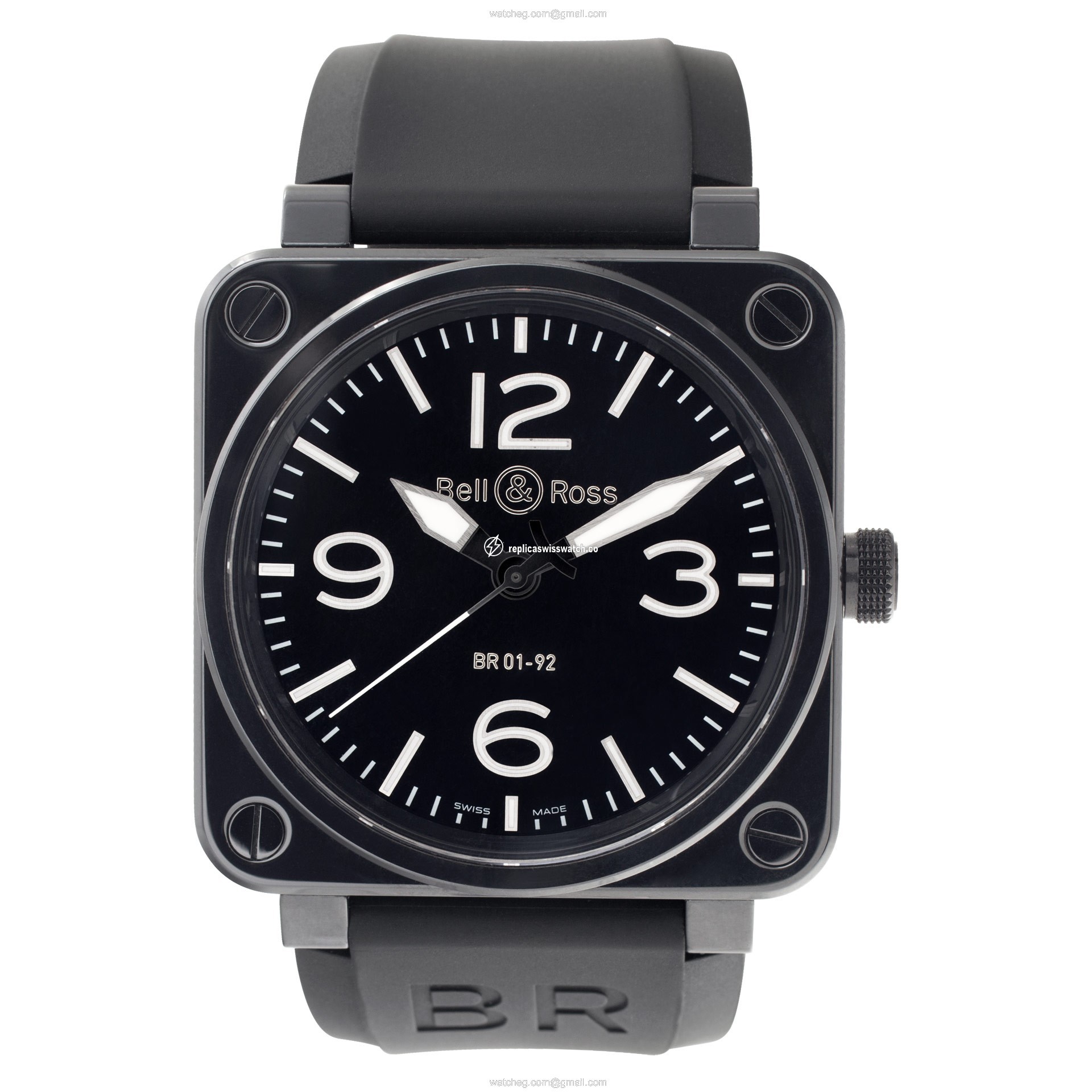 Bell & Ross BR01-92 Aviation Automatic Unisex Stainless steel & ceramic Watches Bell & Ross BR01-92 Aviation Automatic Unisex Stainless steel & ceramic Watches