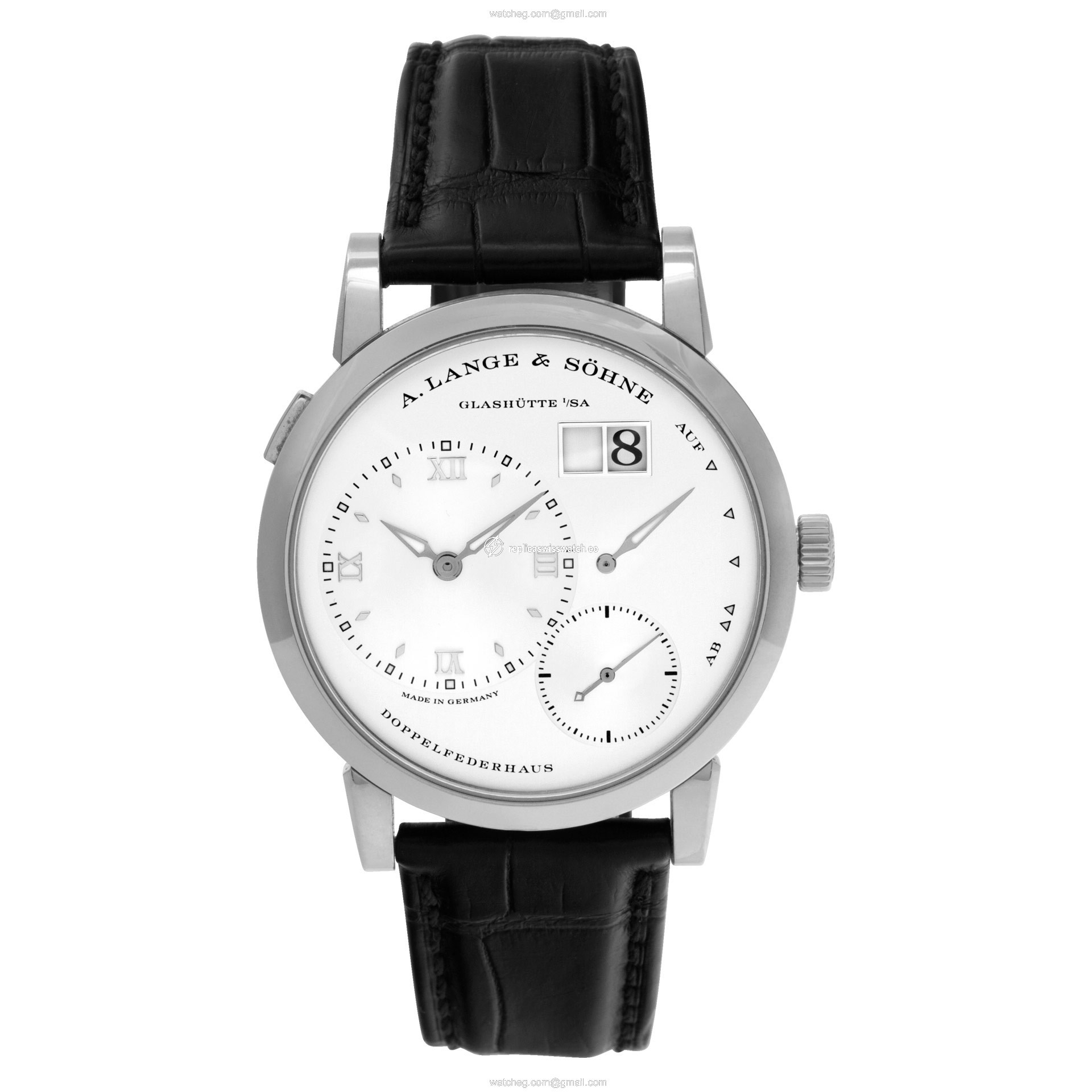 A. Lange & Sohne 191.039 Lange 1 Manual Male 18k White Gold Watches A. Lange & Sohne 191.039 Lange 1 Manual Male 18k White Gold Watches