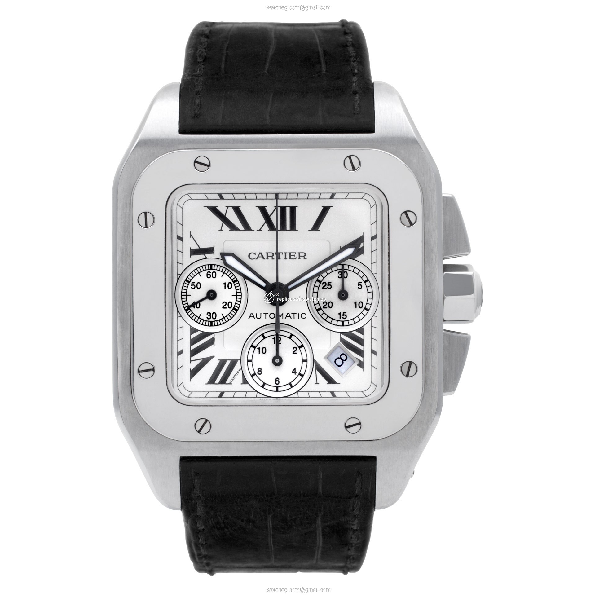 Cartier W20090x8 Santos 100 Automatic Male Stainless Steel Watches Cartier W20090x8 Santos 100 Automatic Male Stainless Steel Watches