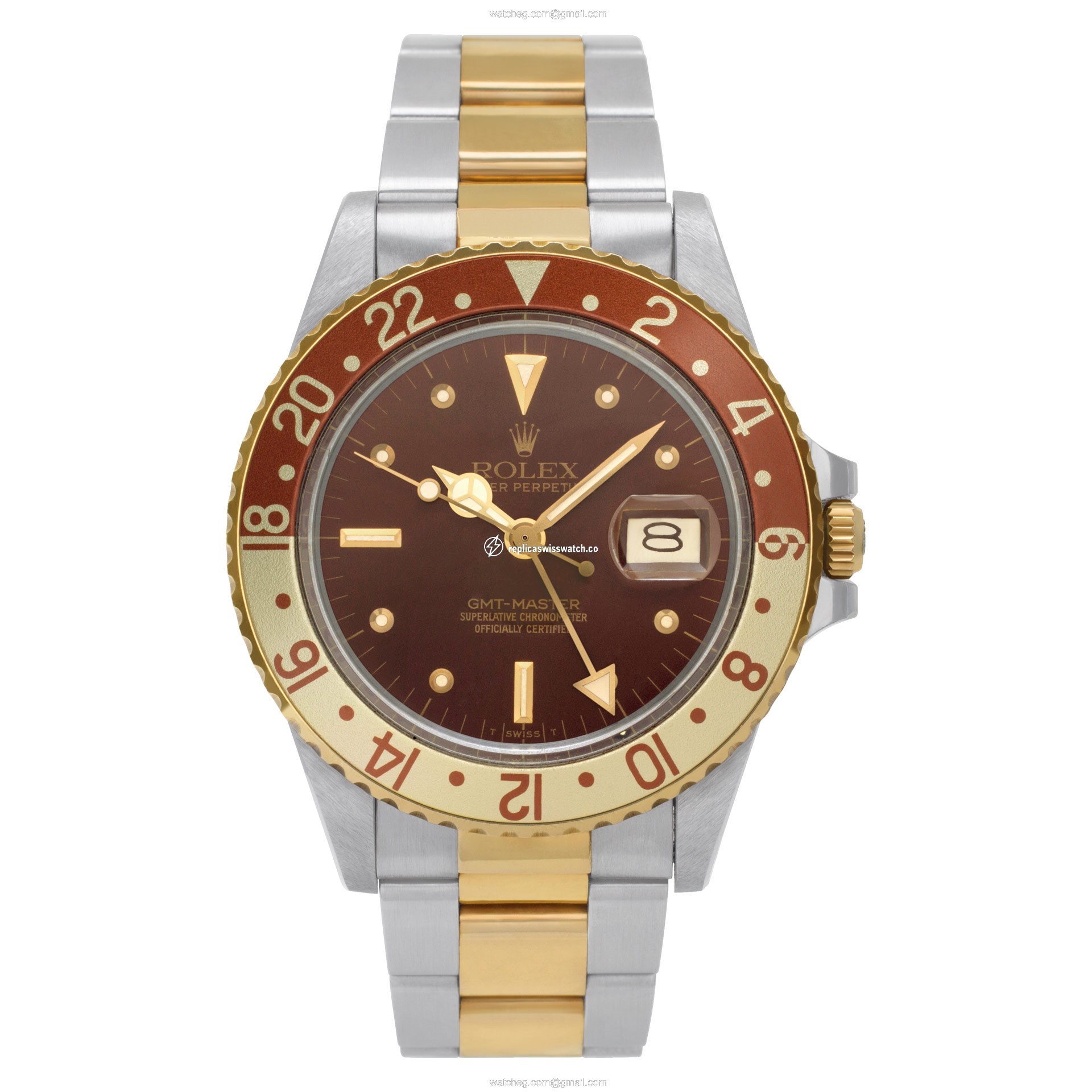 Rolex 16753 GMT-Master Automatic Male 18k gold & Stainless Steel Watches Rolex 16753 GMT-Master Automatic Male 18k gold & Stainless Steel Watches
