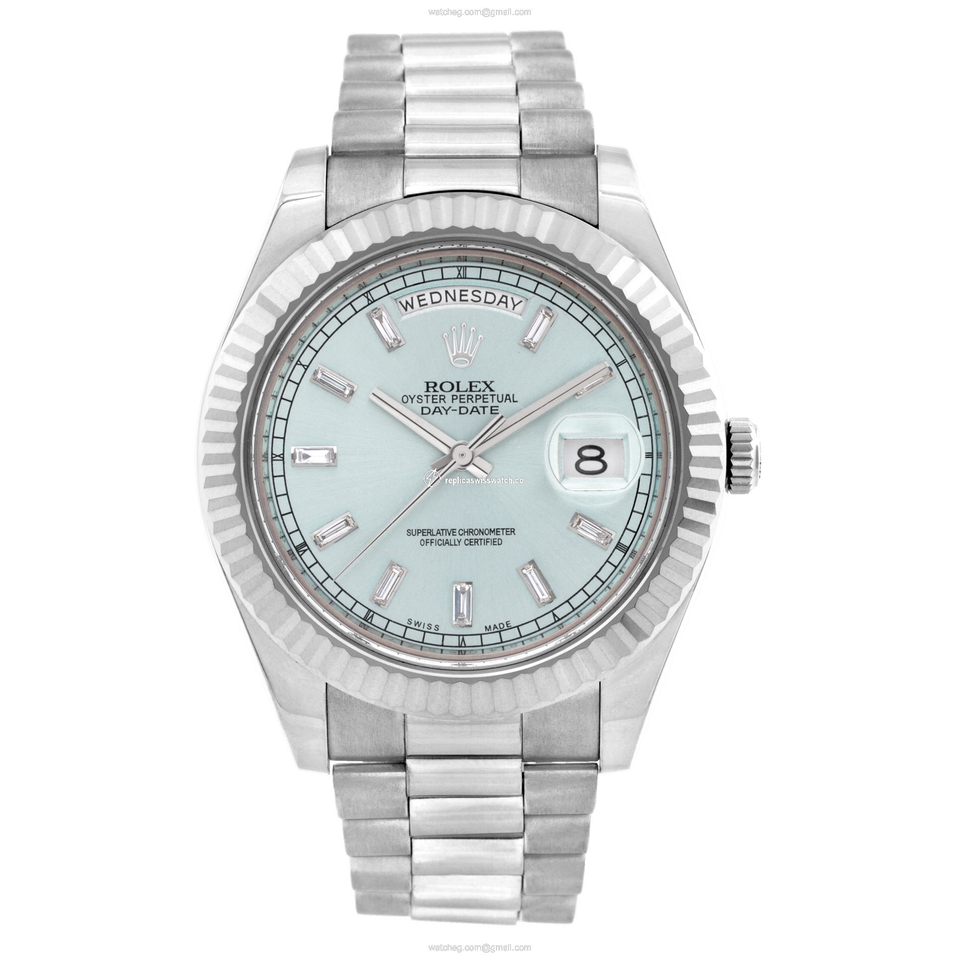 Rolex 218239 Day-Date II Automatic Male 18k White Gold Watches Rolex 218239 Day-Date II Automatic Male 18k White Gold Watches