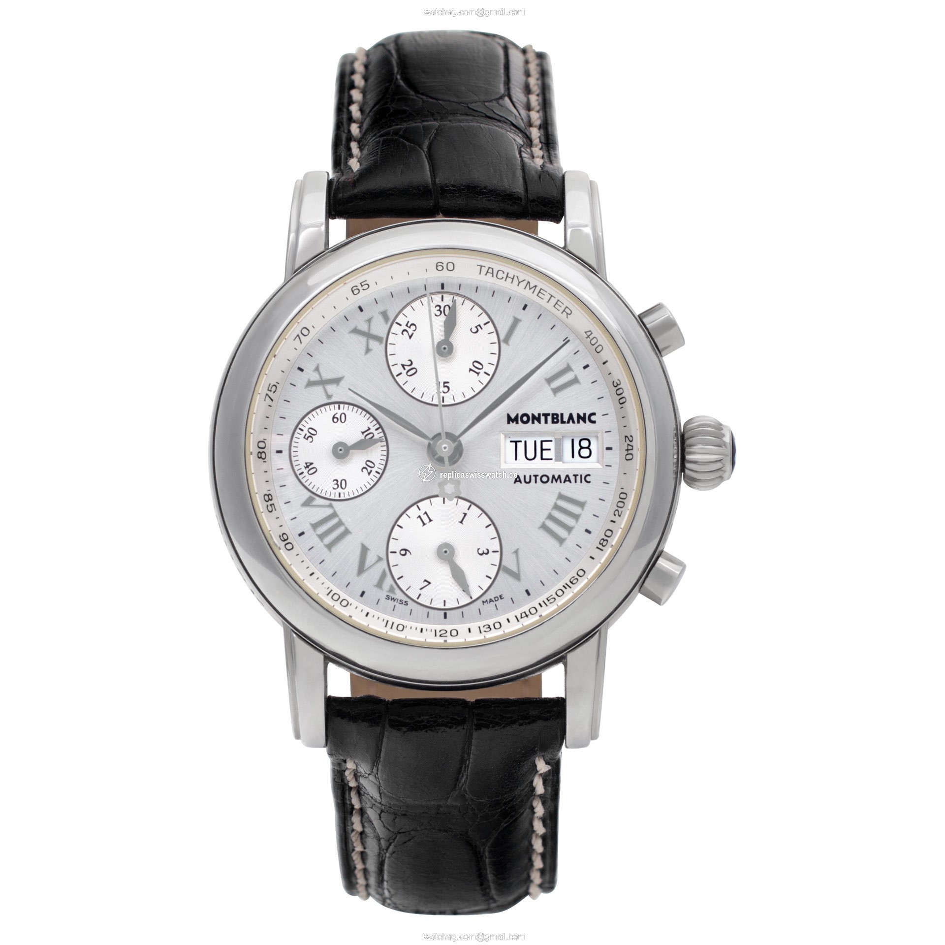 MontBlanc 7016 Chronograph Automatic Male Stainless Steel Watches MontBlanc 7016 Chronograph Automatic Male Stainless Steel Watches
