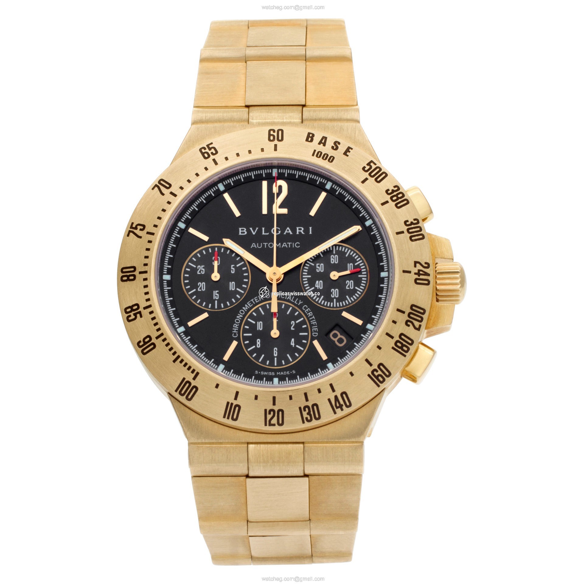 Bvlgari CH40GTA Aqua Terra Automatic Male 18k yellow gold Watches Bvlgari CH40GTA Aqua Terra Automatic Male 18k yellow gold Watches