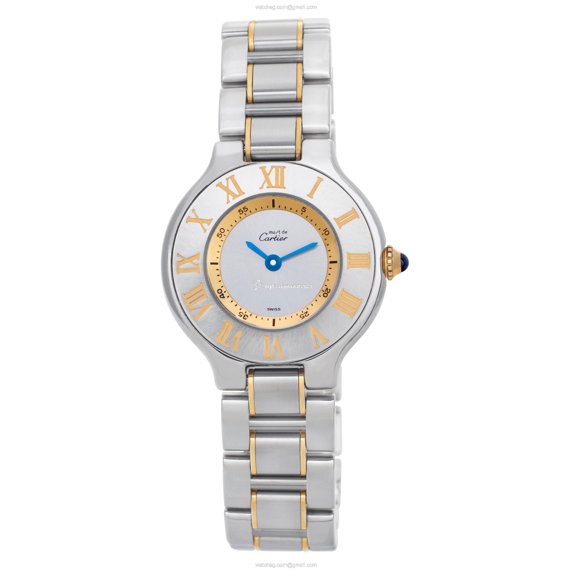 Cartier 1340 Must de Quartz Male Stainless Steel Watches Cartier 1340 Must de Quartz Male Stainless Steel Watches