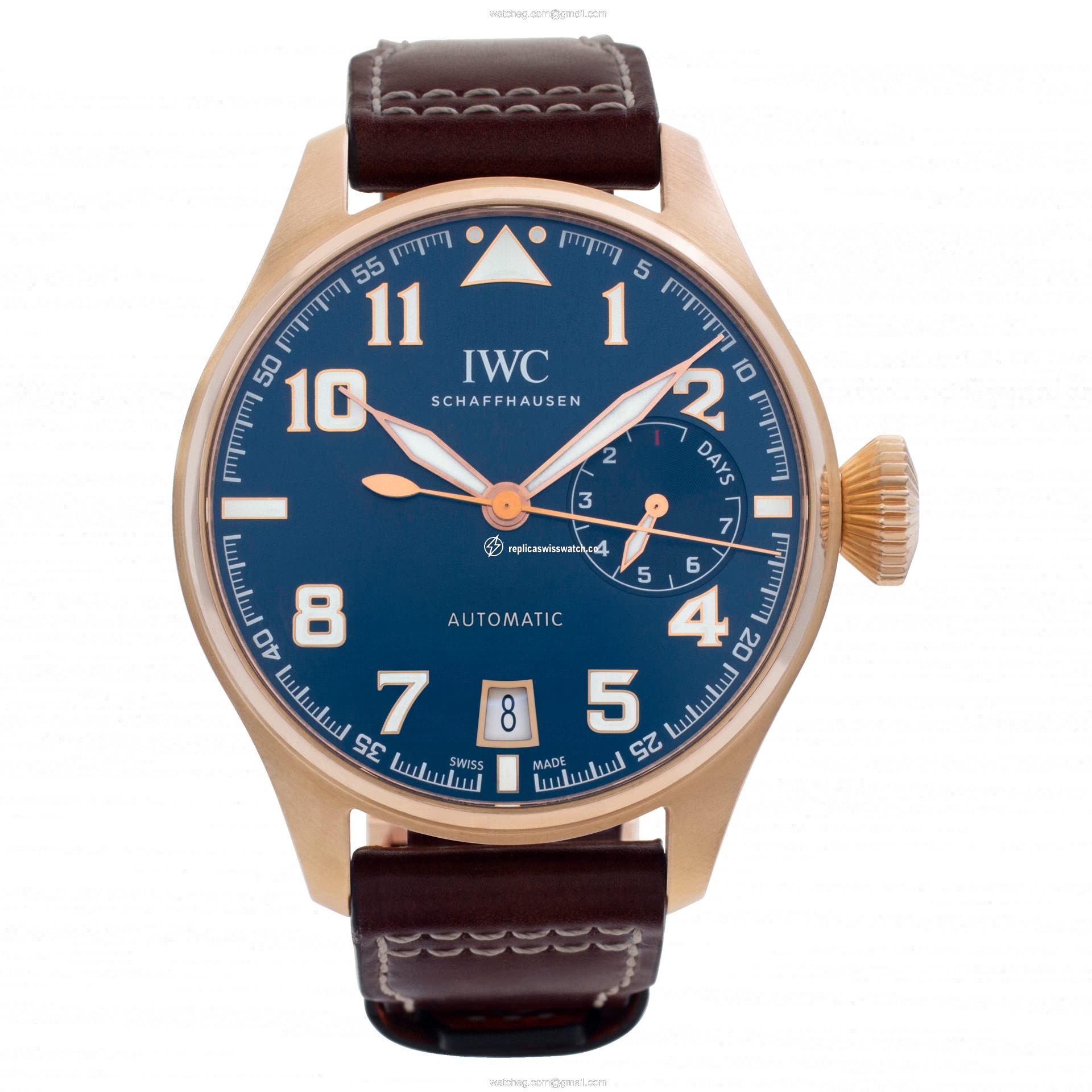 IWC IW500909 Big Pilot Saint Exupery Automatic Male 18k rose gold Watches IWC IW500909 Big Pilot Saint Exupery Automatic Male 18k rose gold Watches