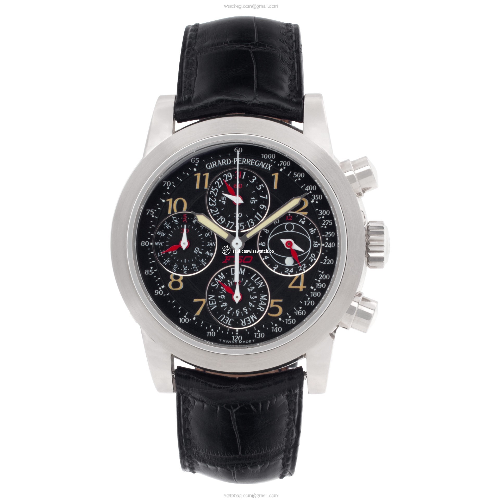 Girard Perregaux 9025 Perpetual Calendar Automatic Unisex 18k White Gold Watches Girard Perregaux 9025 Perpetual Calendar Automatic Unisex 18k White Gold Watches
