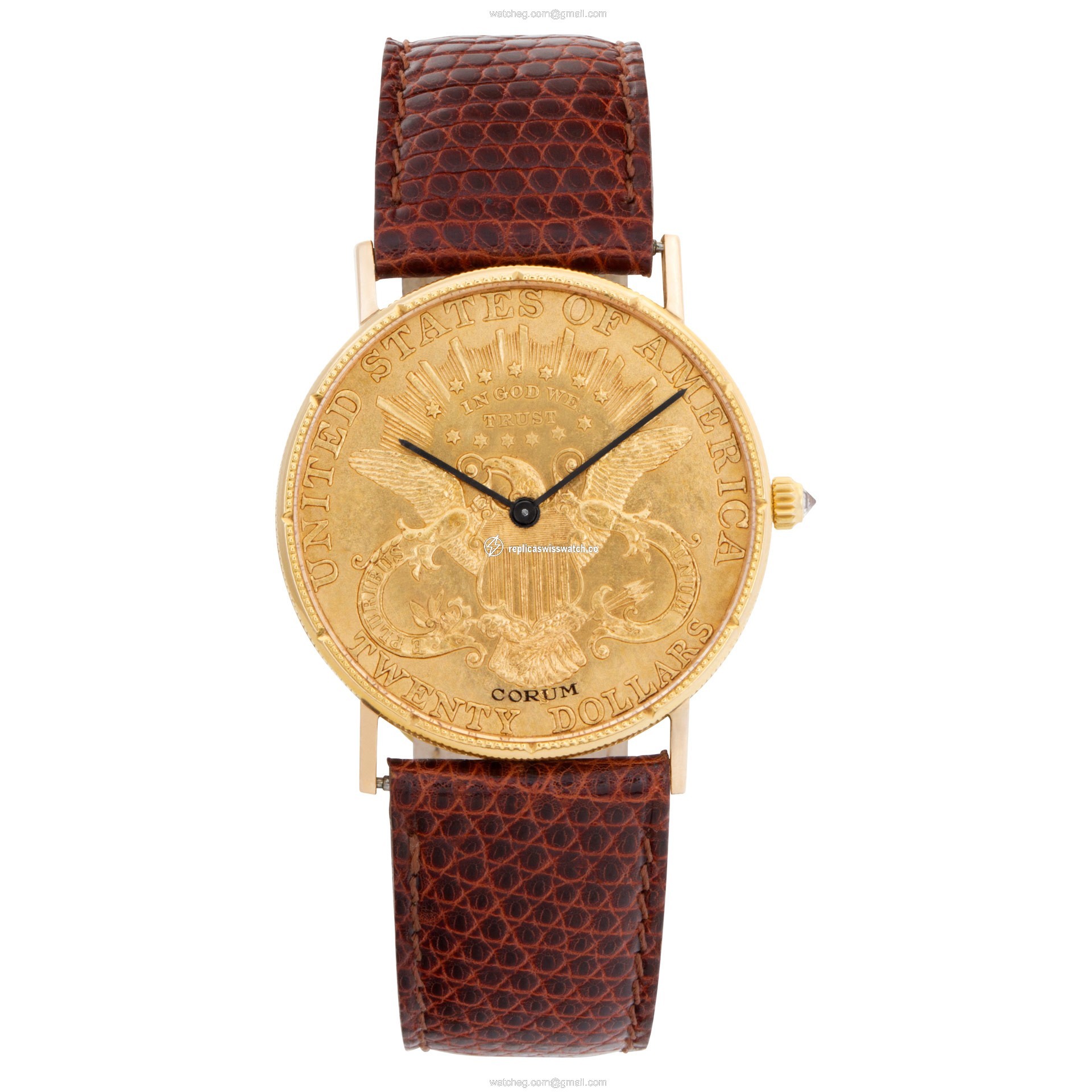 Corum 1896 $20 Coin Quartz Male 18k yellow gold Watches Corum 1896 $20 Coin Quartz Male 18k yellow gold Watches