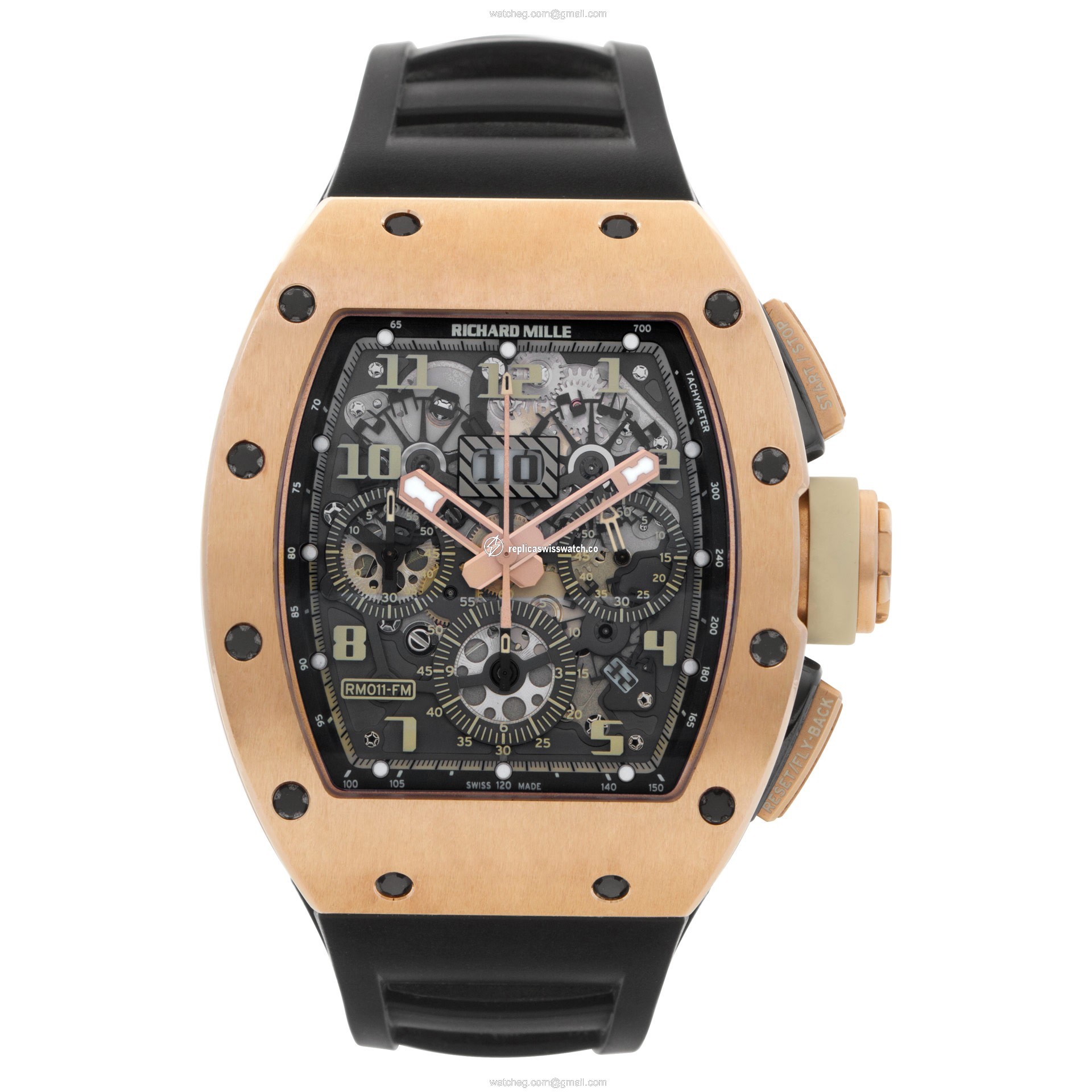 Richard Mille RM011 Felipe Massa Automatic Male 18k rose gold Watches Richard Mille RM011 Felipe Massa Automatic Male 18k rose gold Watches