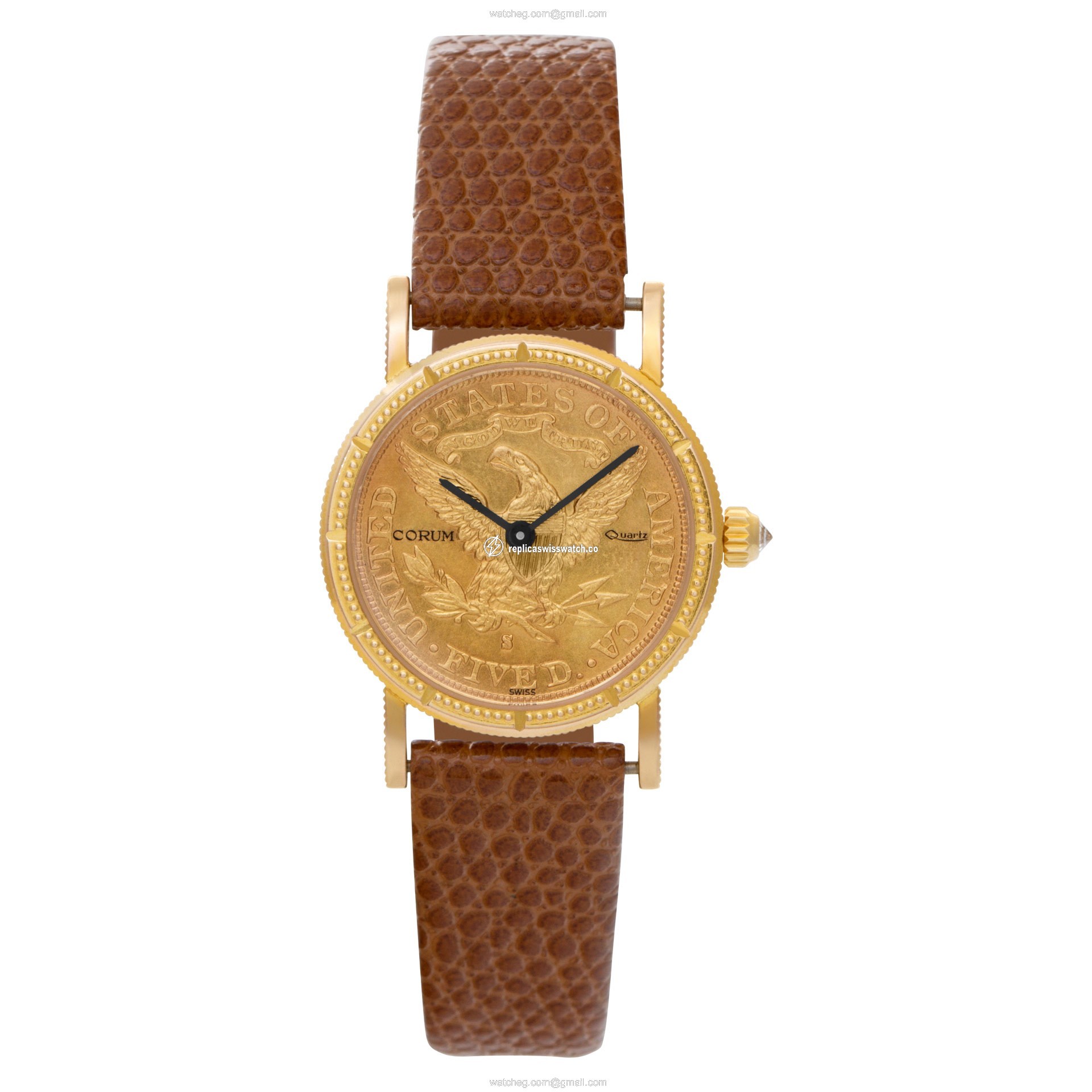 Corum Corum 2918 $5 Coin Quartz Female 18k yellow gold Watches Corum Corum 2918 $5 Coin Quartz Female 18k yellow gold Watches