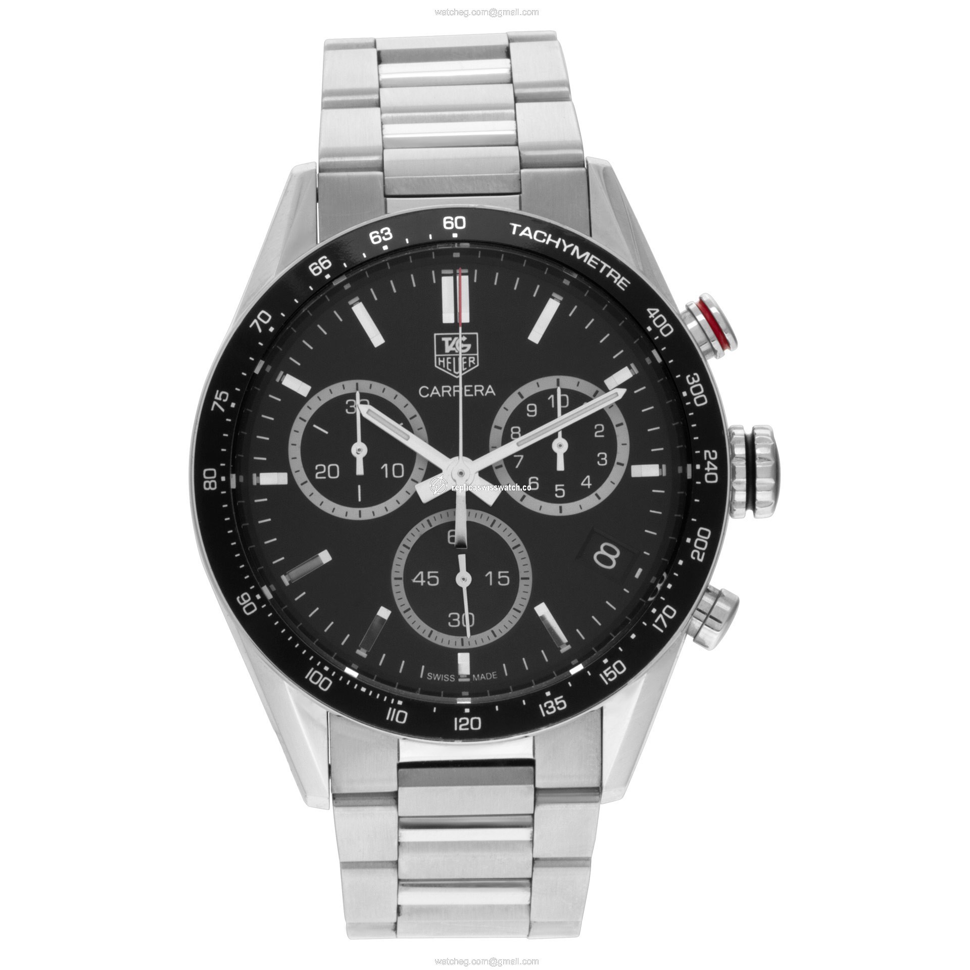 Tag Heuer CV1A10 Carrera Quartz Male Stainless Steel Watches Tag Heuer CV1A10 Carrera Quartz Male Stainless Steel Watches