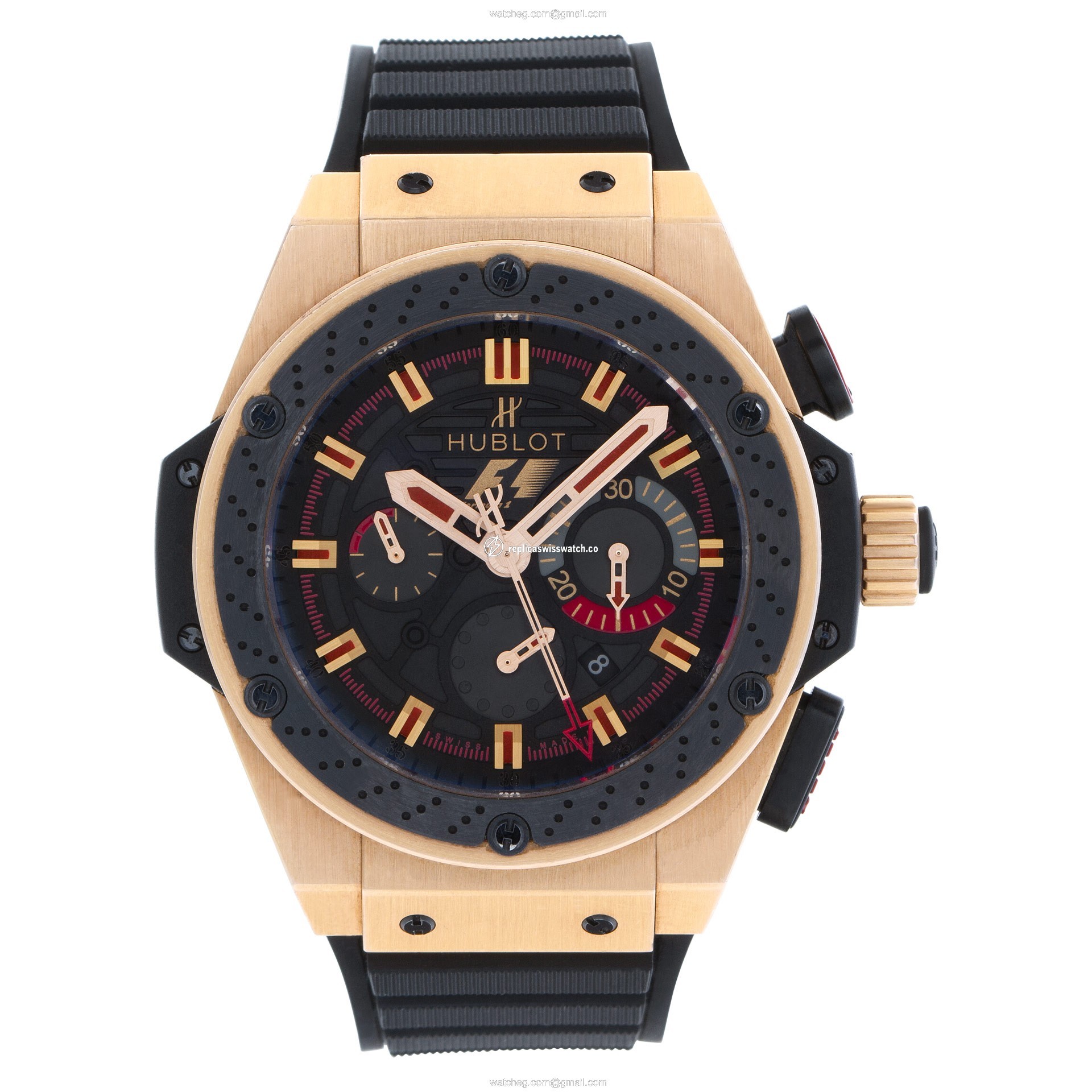 Hublot 703.Om.1138.Nr.Fm010 King Power Automatic Male 18k rose gold Watches Hublot 703.Om.1138.Nr.Fm010 King Power Automatic Male 18k rose gold Watches