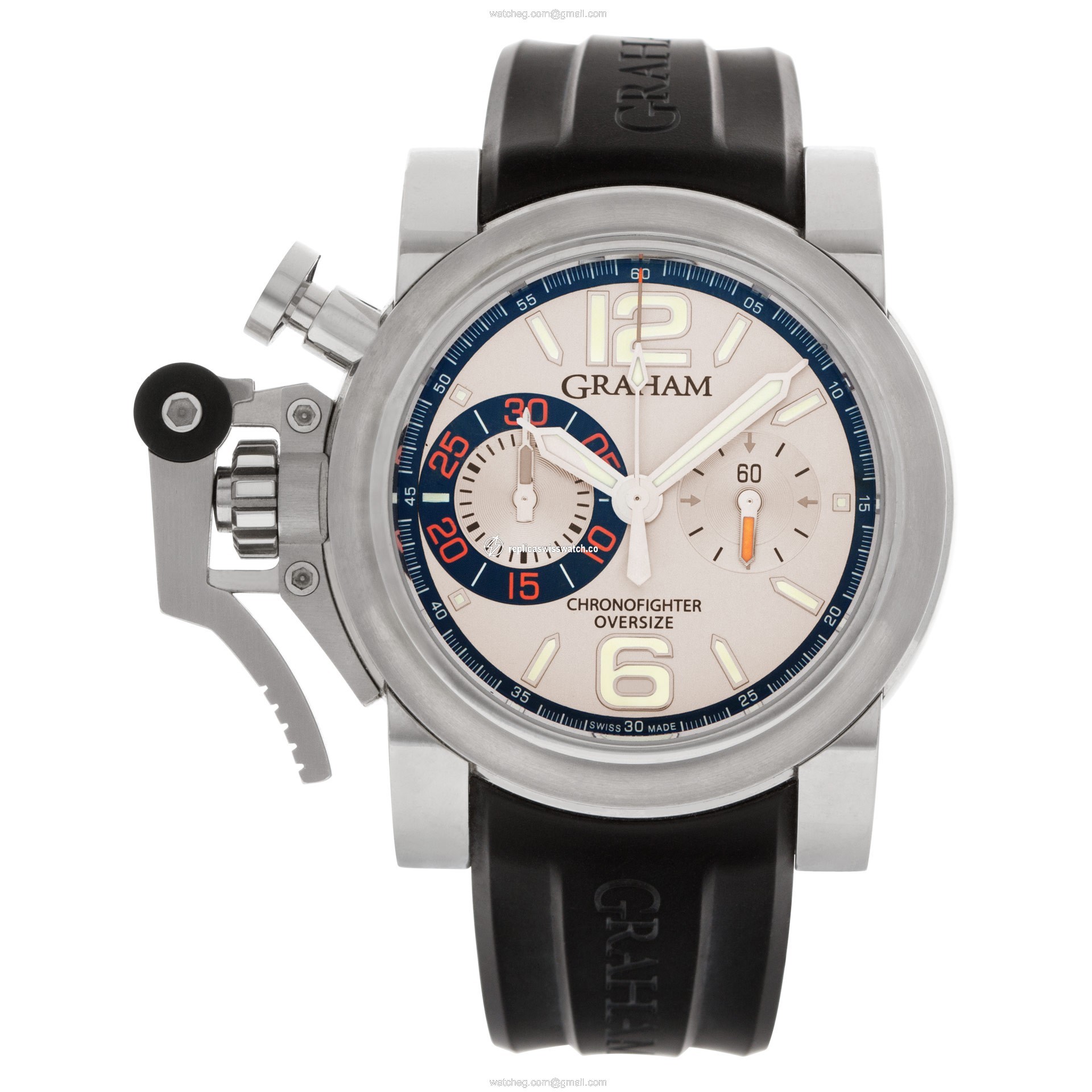 Graham 20VAS.S02A Chronofighter Automatic Male Stainless Steel Watches Graham 20VAS.S02A Chronofighter Automatic Male Stainless Steel Watches