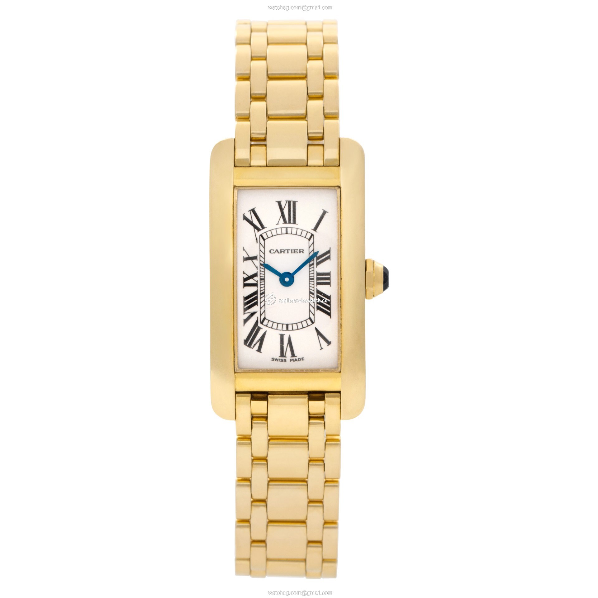 Cartier W26015K2 Tank Americaine Quartz Female 18k yellow gold Watches Cartier W26015K2 Tank Americaine Quartz Female 18k yellow gold Watches