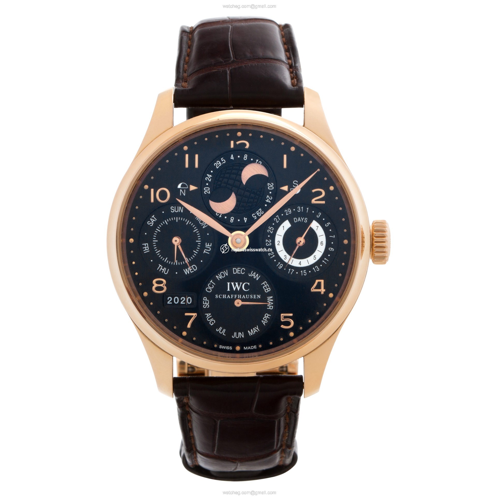 IWC IW5021-03 Portuguese Perpetual Automatic Unisex 18k rose gold Watches IWC IW5021-03 Portuguese Perpetual Automatic Unisex 18k rose gold Watches