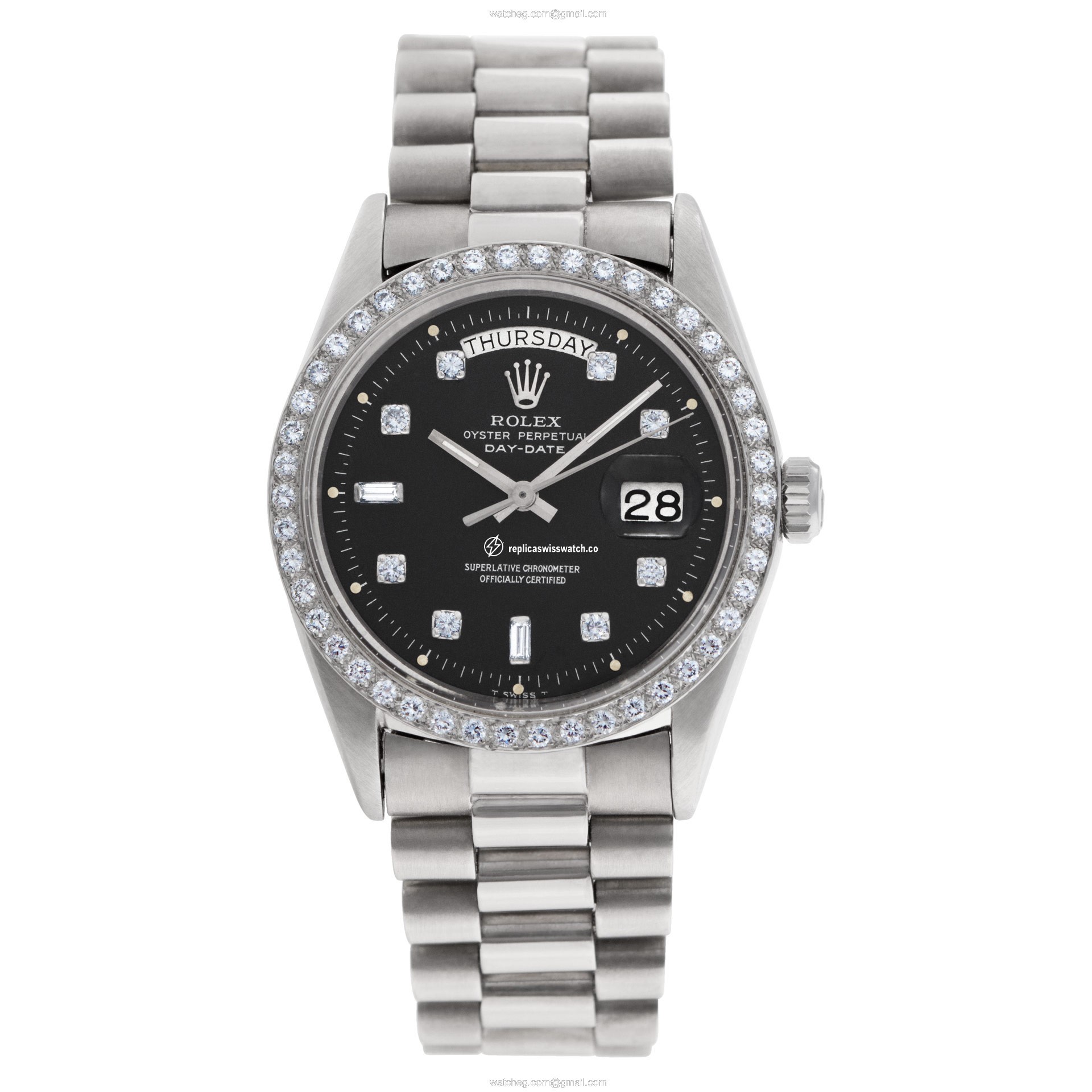 Rolex 1802 Day-Date Automatic Male 18k White Gold Watches Rolex 1802 Day-Date Automatic Male 18k White Gold Watches