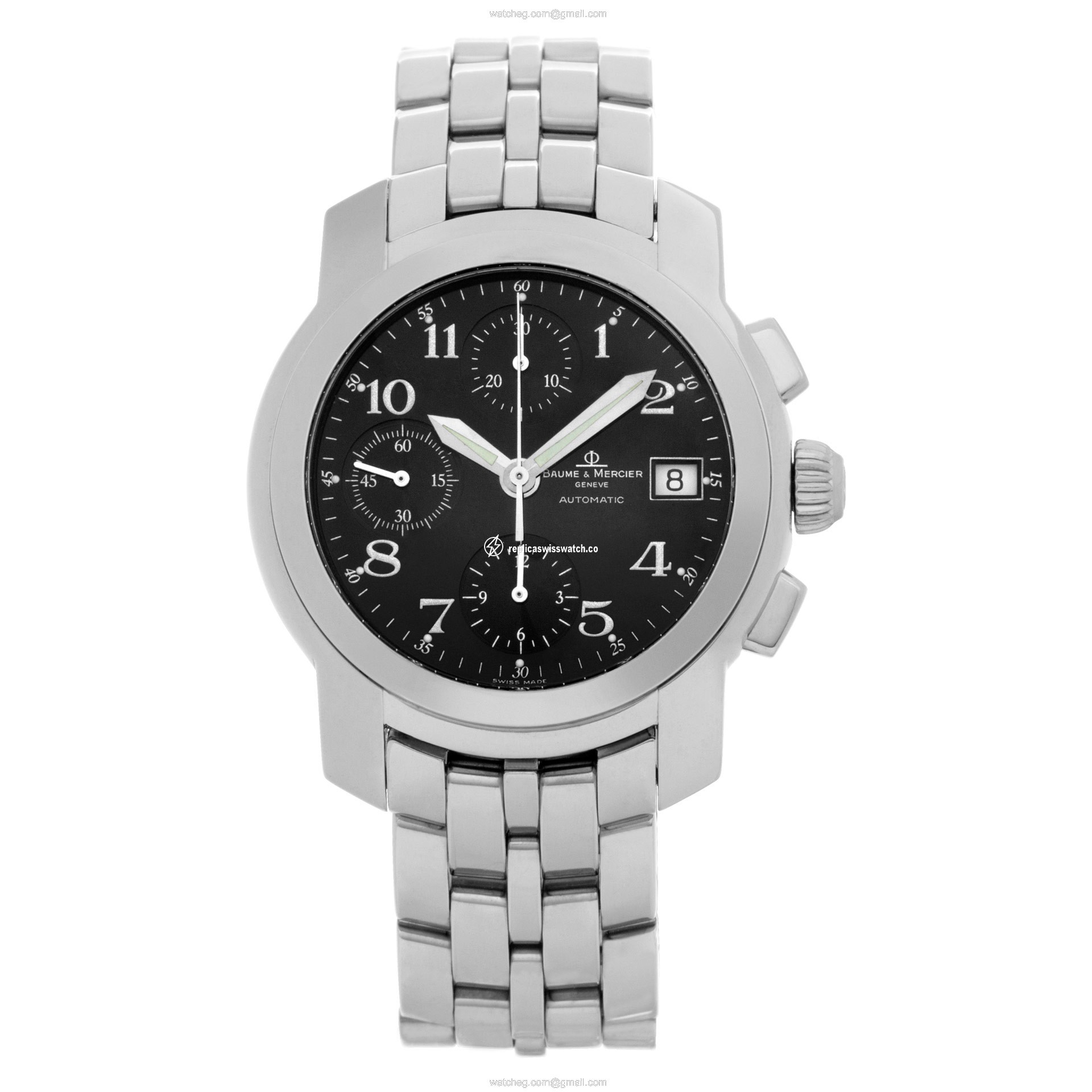 Baume & Mercier MVO45216 Capeland Automatic Male Stainless Steel Watches Baume & Mercier MVO45216 Capeland Automatic Male Stainless Steel Watches