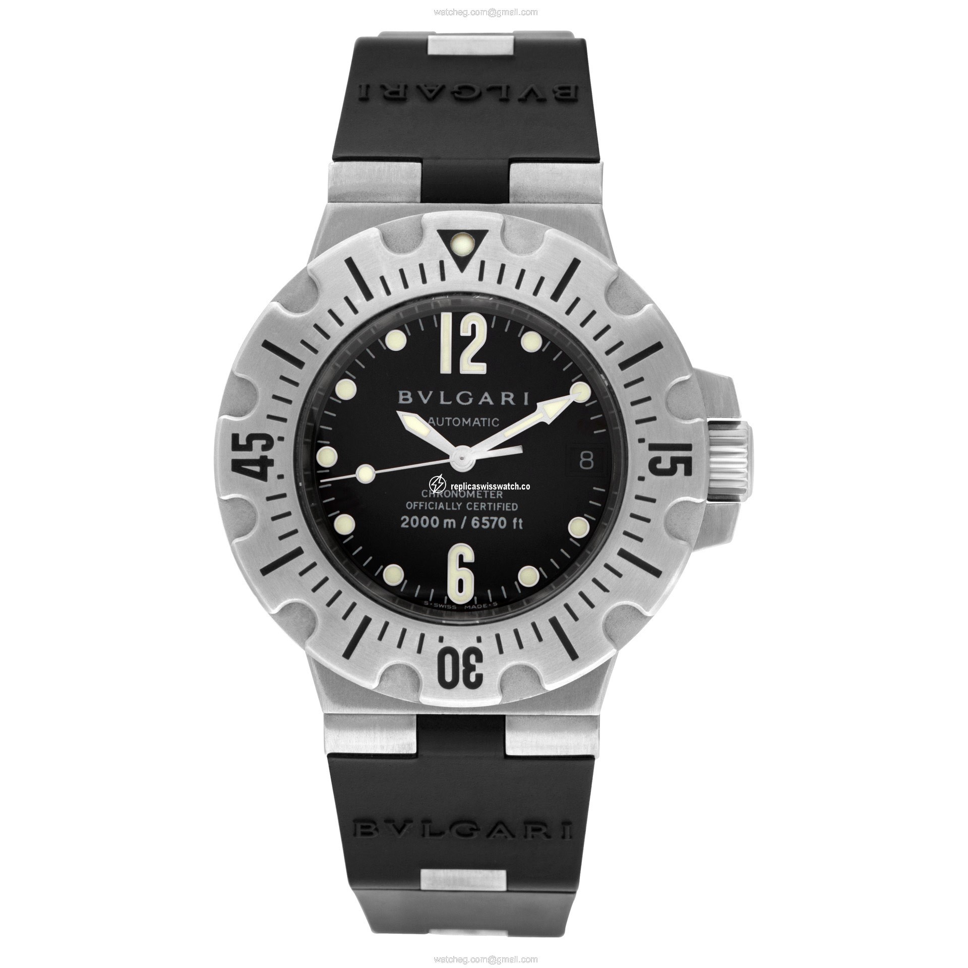 Bvlgari SD42S Diagono Automatic Male Stainless Steel Watches Bvlgari SD42S Diagono Automatic Male Stainless Steel Watches