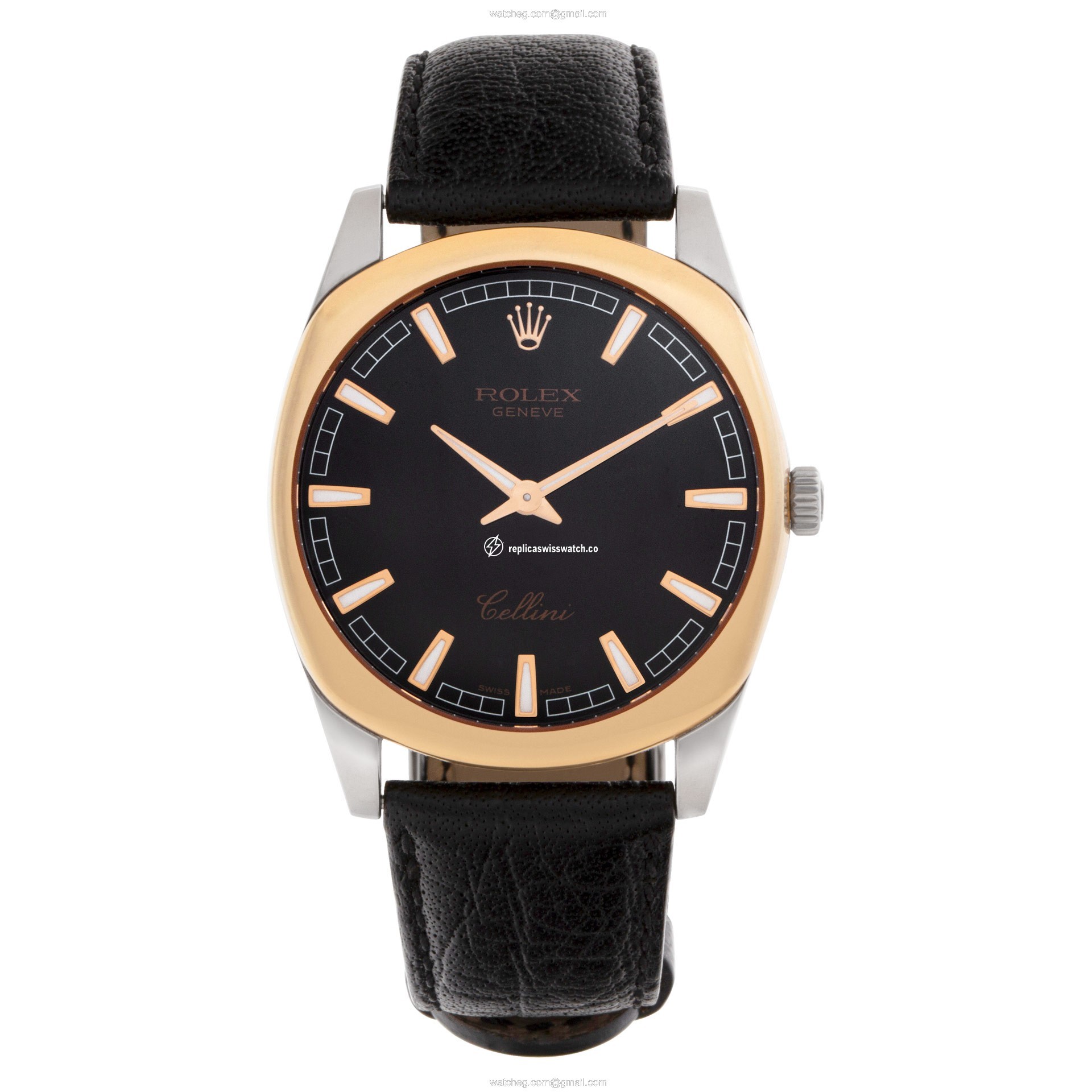Rolex 4243 Cellini Manual Male 18k White and Pink Gold Watches Rolex 4243 Cellini Manual Male 18k White and Pink Gold Watches