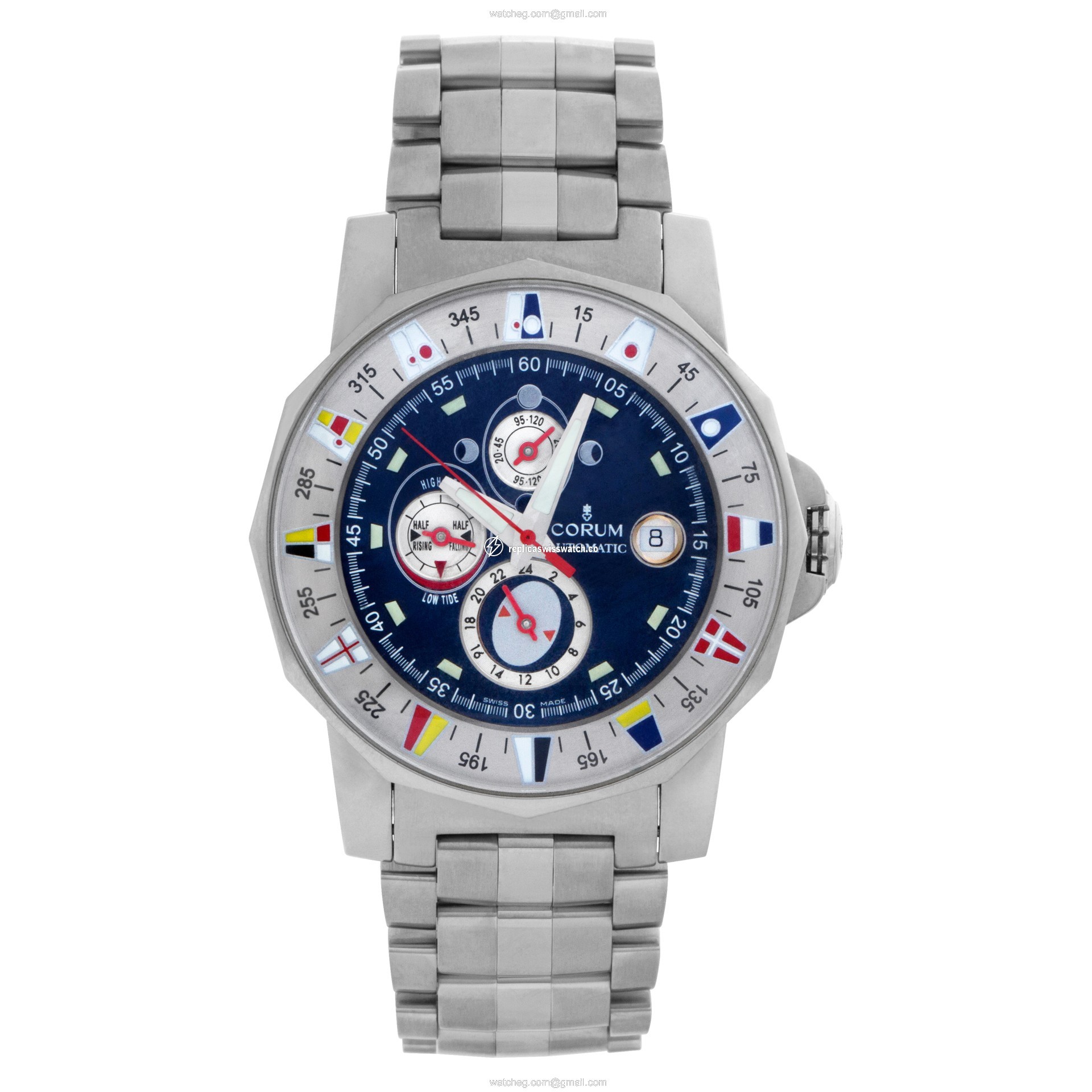 Corum 977.630.20 Admirals Cup Automatic Male Stainless Steel Watches Corum 977.630.20 Admirals Cup Automatic Male Stainless Steel Watches