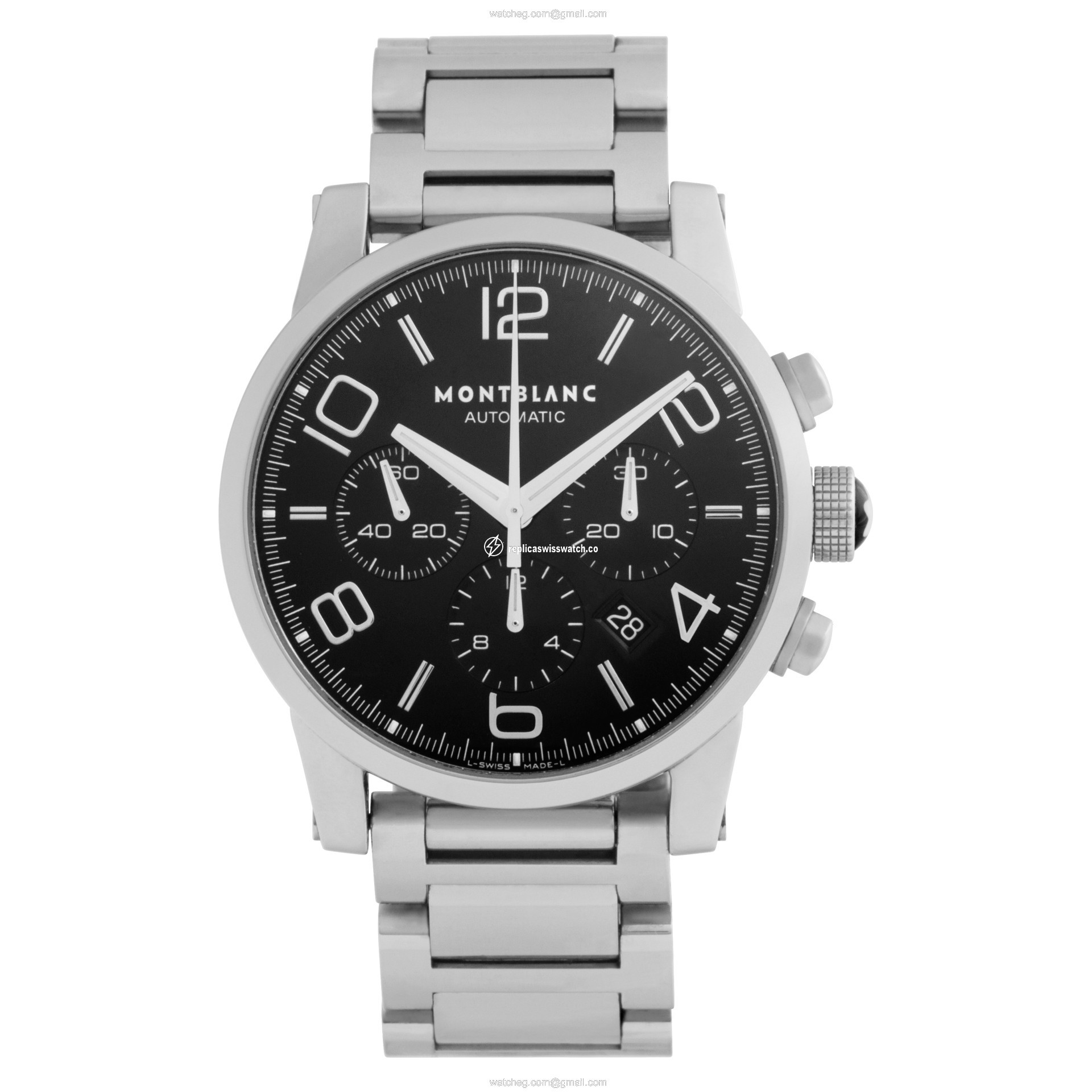 MontBlanc 7069 TimeWalker Automatic Male Stainless Steel Watches MontBlanc 7069 TimeWalker Automatic Male Stainless Steel Watches