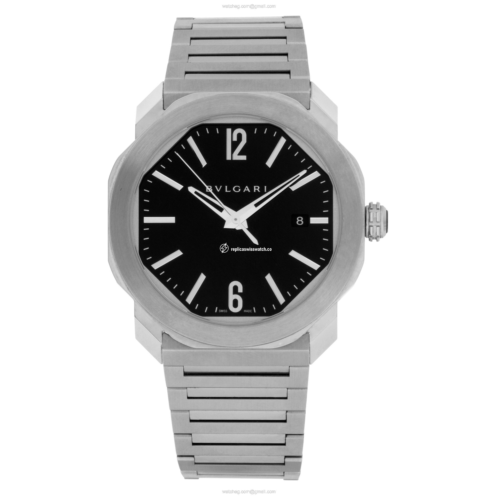 Bvlgari 102704 OCTO Automatic Male Stainless Steel Watches Bvlgari 102704 OCTO Automatic Male Stainless Steel Watches