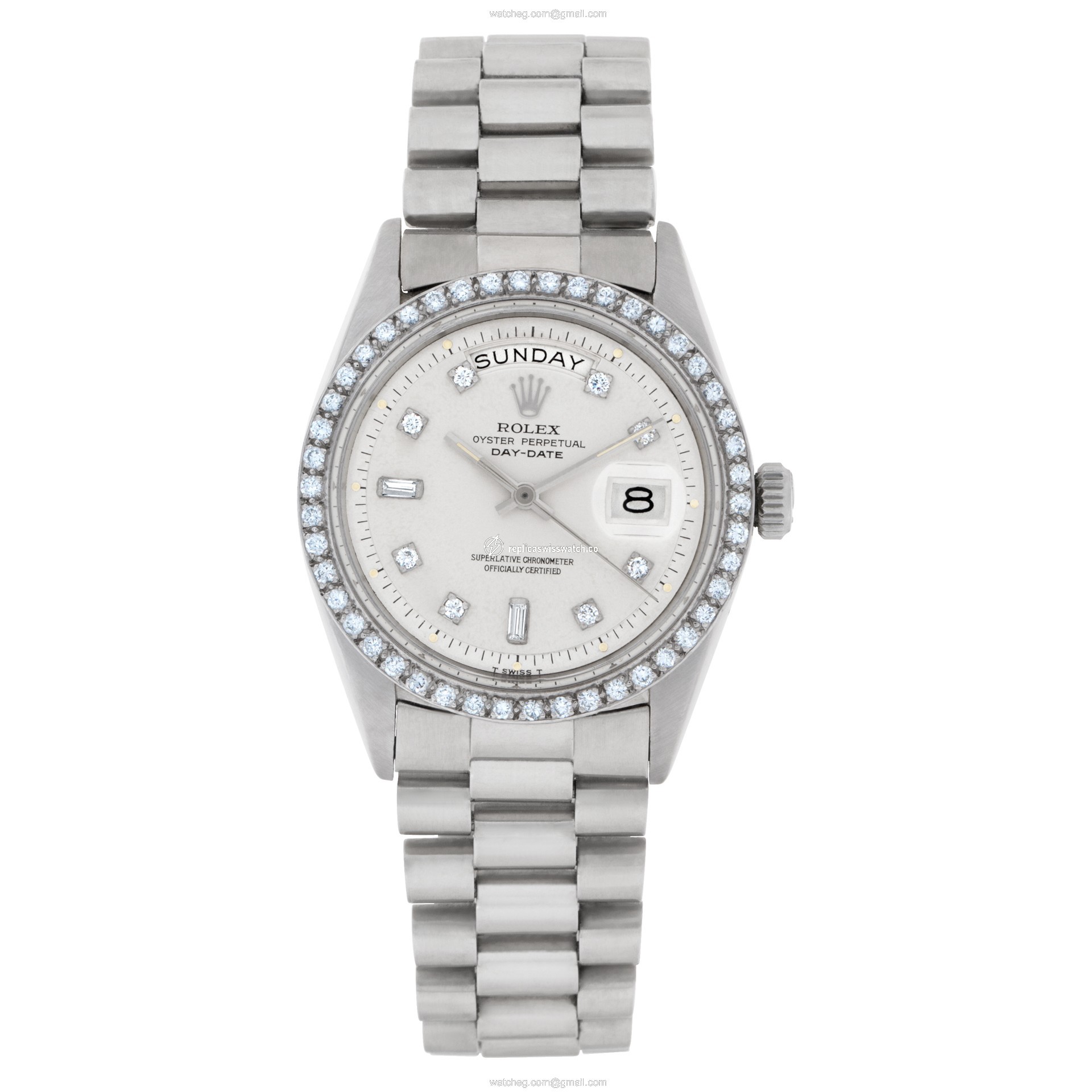 Rolex 1803 Day-Date Automatic Male 18k White Gold Watches Rolex 1803 Day-Date Automatic Male 18k White Gold Watches