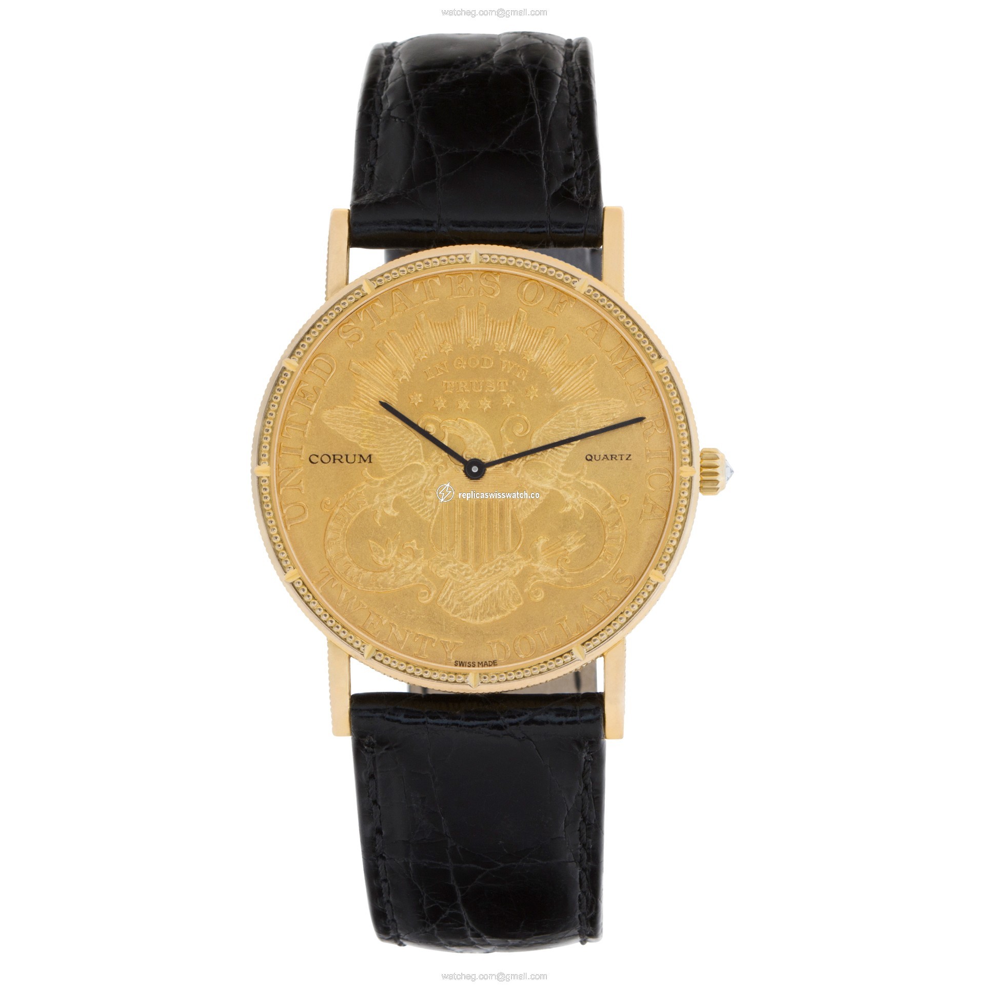Corum 218333 $20 Coin Quartz Unisex 18k yellow gold Watches Corum 218333 $20 Coin Quartz Unisex 18k yellow gold Watches