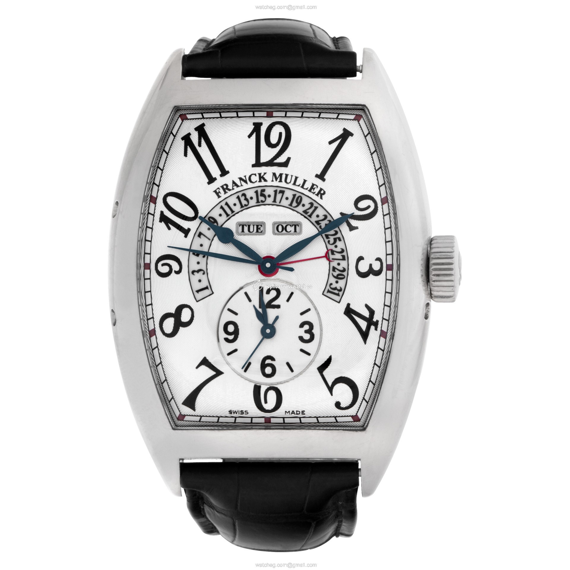 Franck Muller 9880 mc mb Master Calendar Automatic Male 18k White Gold Watches Franck Muller 9880 mc mb Master Calendar Automatic Male 18k White Gold Watches