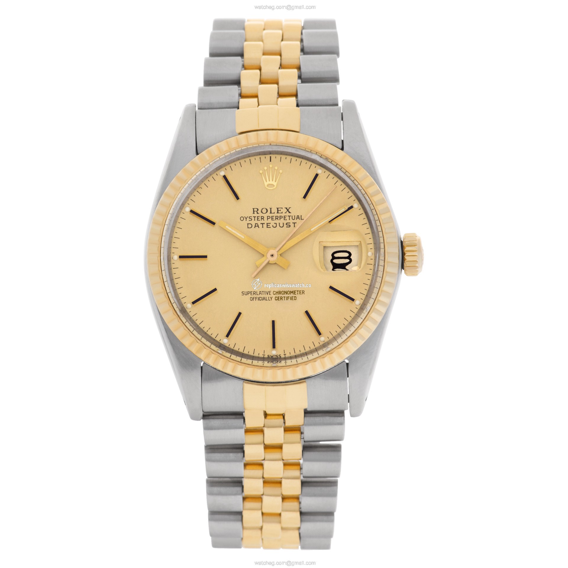 Rolex 16013 Datejust Automatic Unisex 14k gold & Stainless Steel Watches Rolex 16013 Datejust Automatic Unisex 14k gold & Stainless Steel Watches