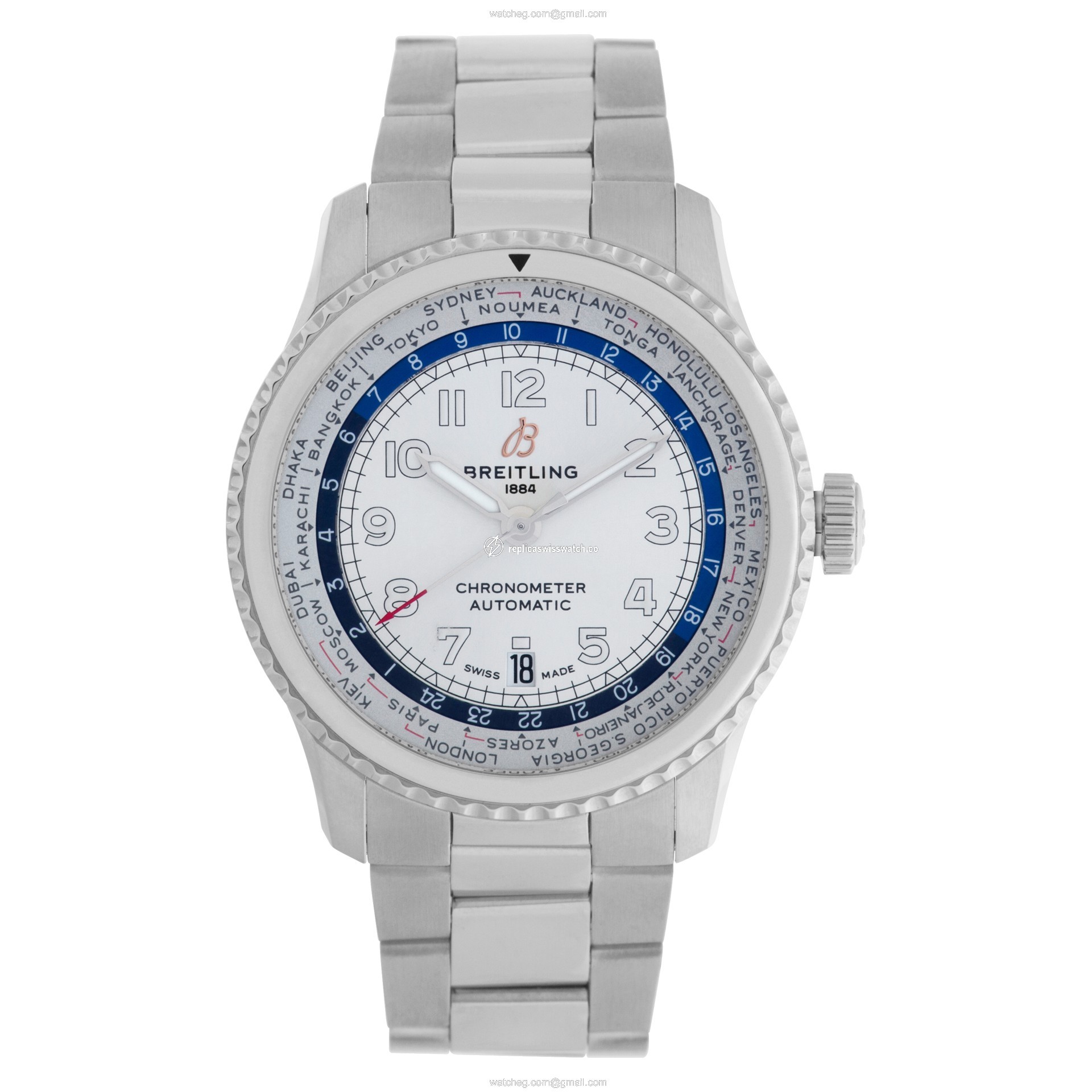 Breitling AB3521U01G1A Aviator Automatic Male Stainless Steel Watches Breitling AB3521U01G1A Aviator Automatic Male Stainless Steel Watches