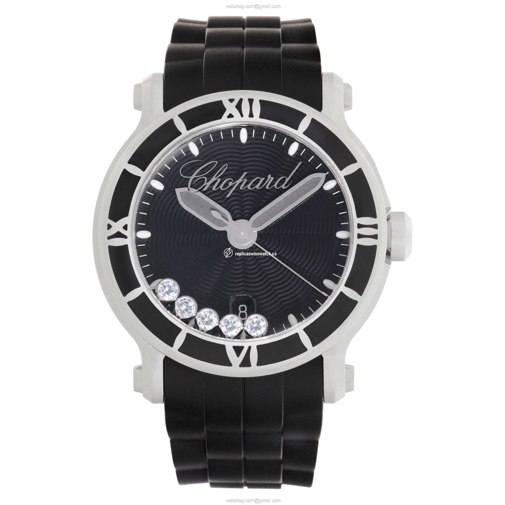 Chopard 288525-3005 Happy Sport Quartz Female Stainless Steel Watches Chopard 288525-3005 Happy Sport Quartz Female Stainless Steel Watches