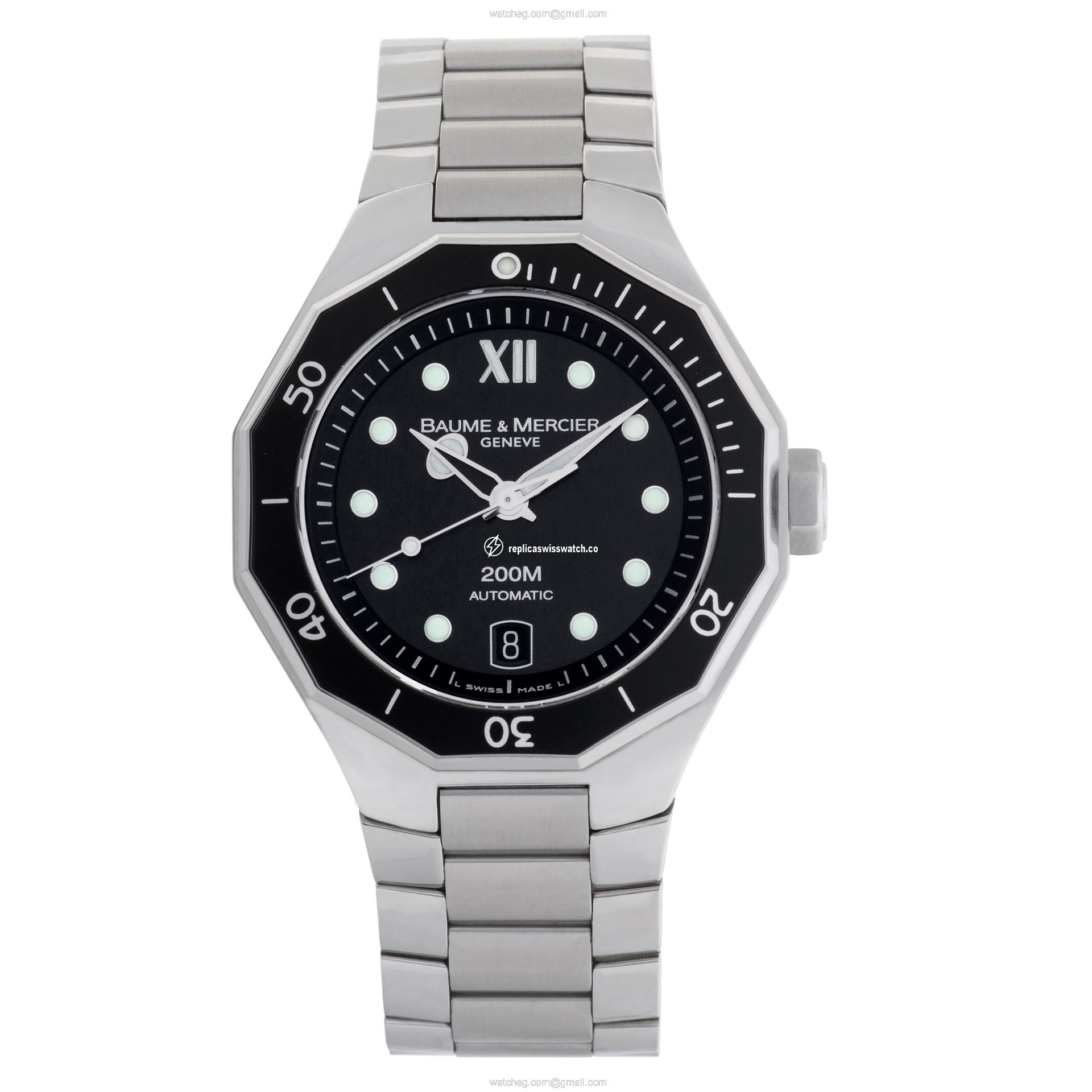 Baume & Mercier MOA08778 Riviera Automatic Male Stainless Steel Watches Baume & Mercier MOA08778 Riviera Automatic Male Stainless Steel Watches