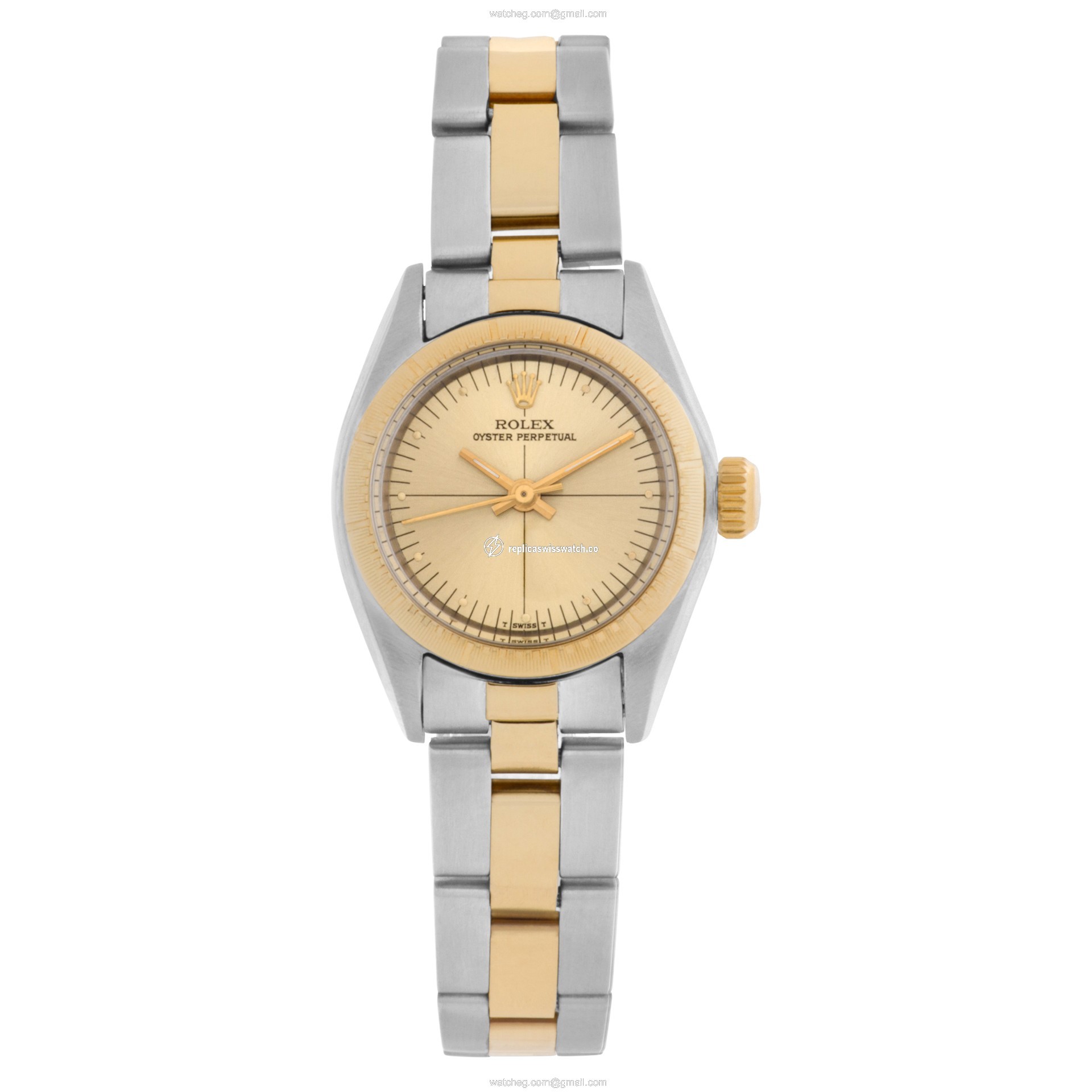 Rolex 6724 Oyster Perpetual Automatic Female 14k gold & Stainless Steel Watches Rolex 6724 Oyster Perpetual Automatic Female 14k gold & Stainless Steel Watches