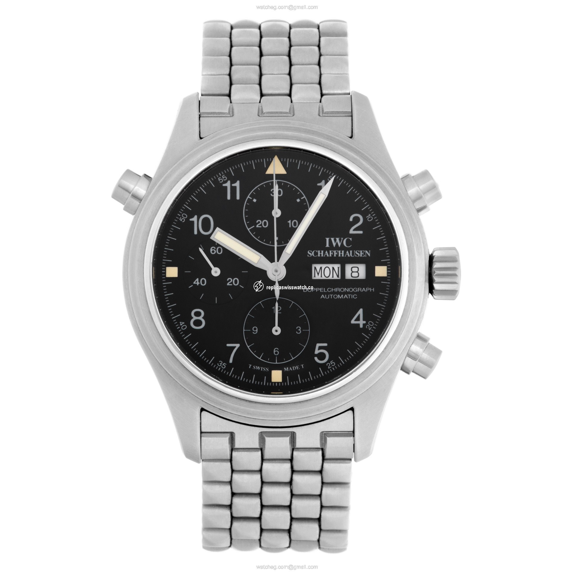 IWC 3713 Pilots Chronograph Automatic Male Stainless Steel Watches IWC 3713 Pilots Chronograph Automatic Male Stainless Steel Watches