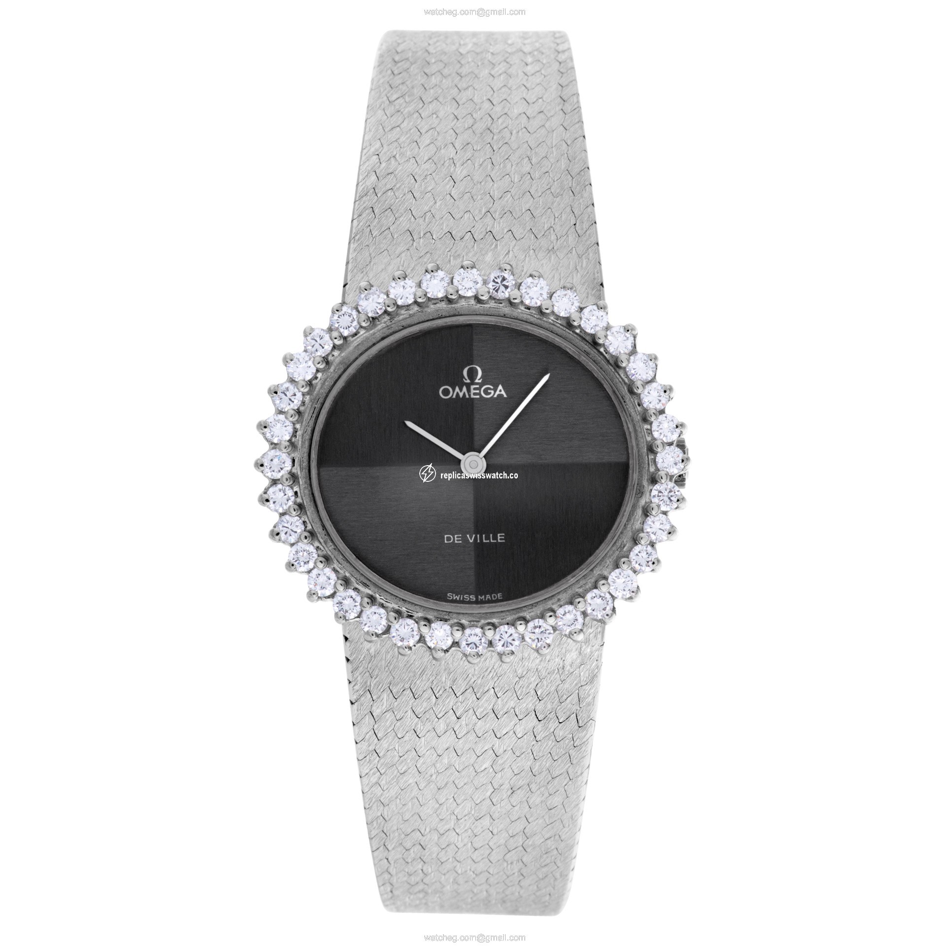 Omega 8340 De Ville Manual Female 18k White Gold Watches Omega 8340 De Ville Manual Female 18k White Gold Watches