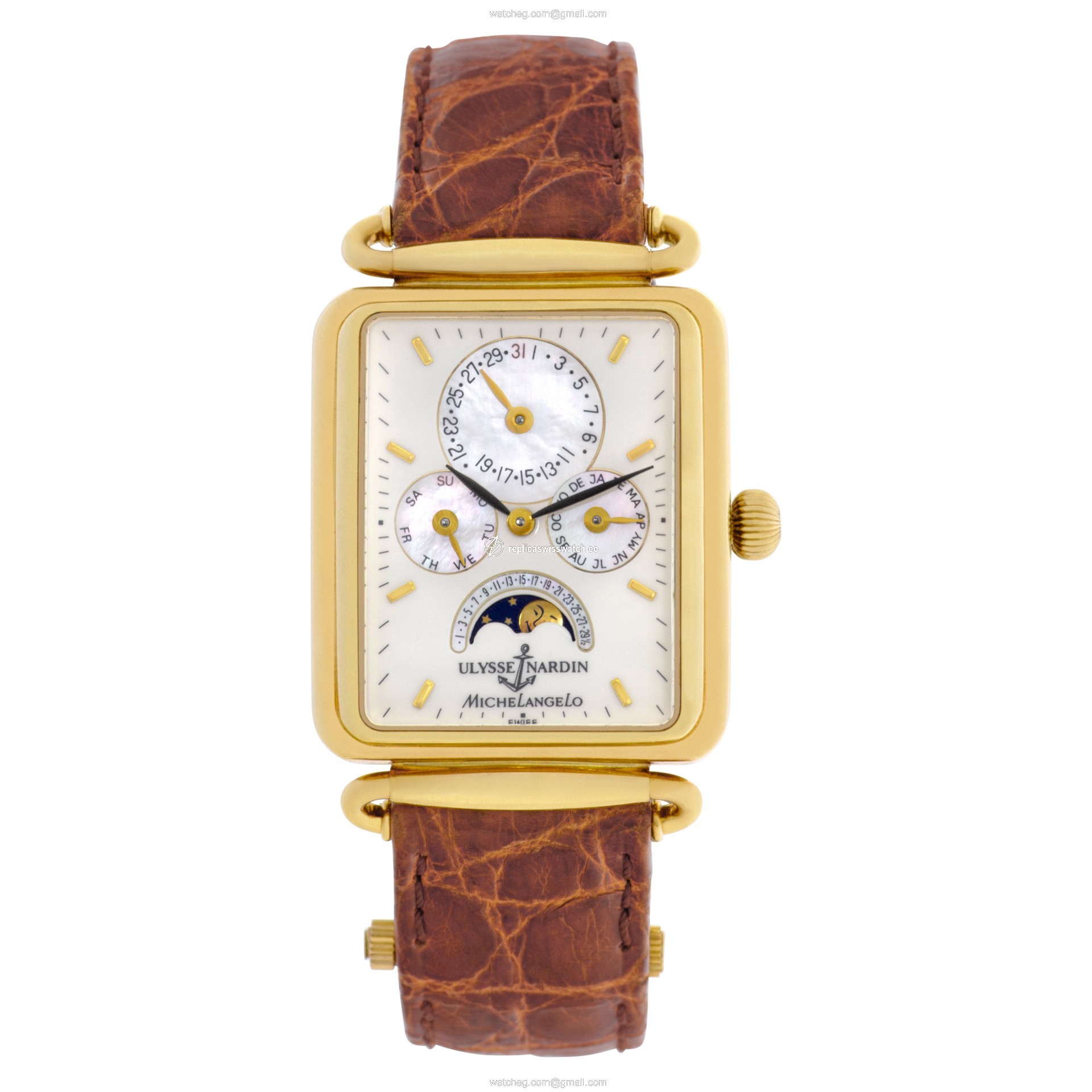 Ulysse Nardin 161.42 Michelango Automatic Male 18k yellow gold Watches Ulysse Nardin 161.42 Michelango Automatic Male 18k yellow gold Watches