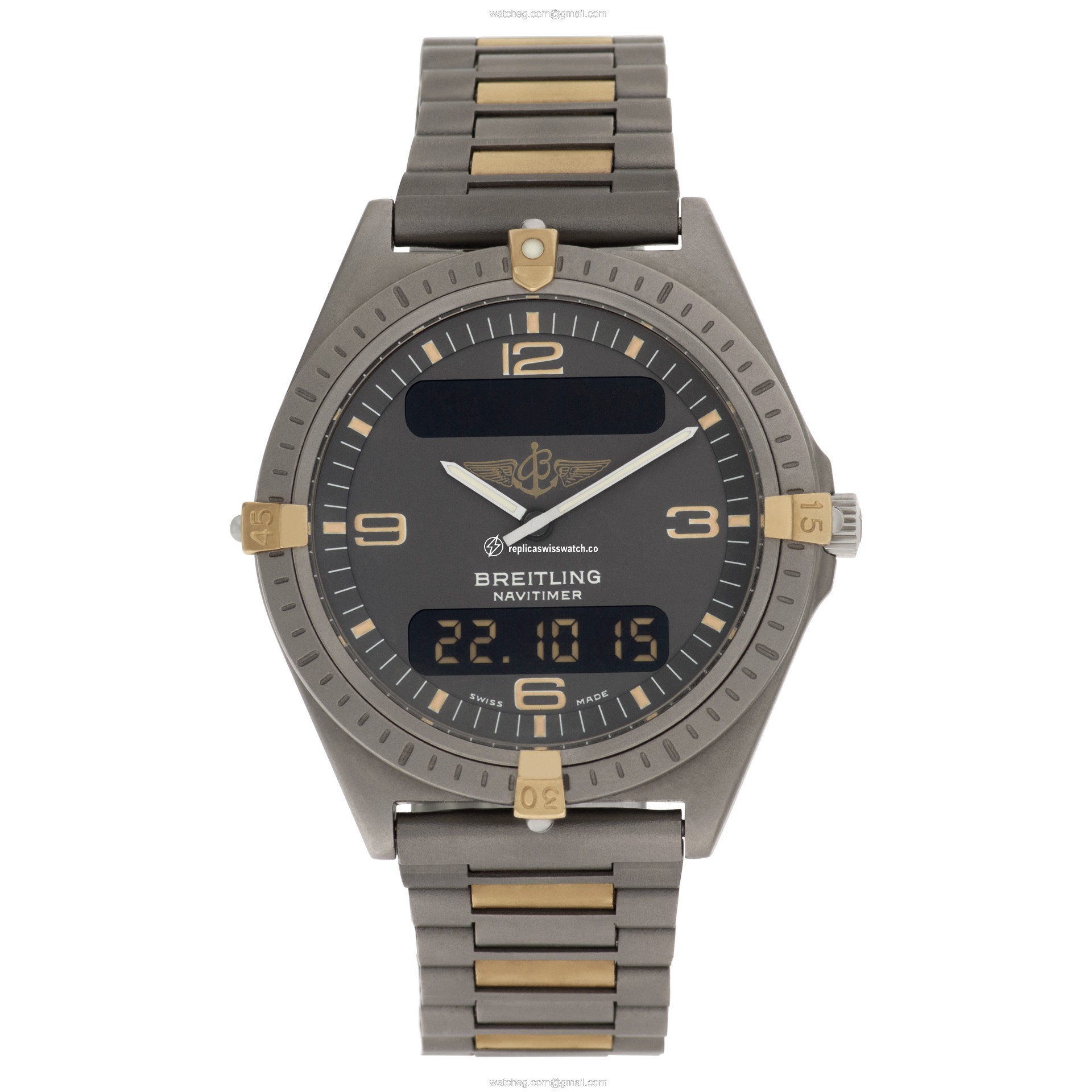 Breitling 80360 Aerospace Quartz Male 18k & Titanium Watches Breitling 80360 Aerospace Quartz Male 18k & Titanium Watches