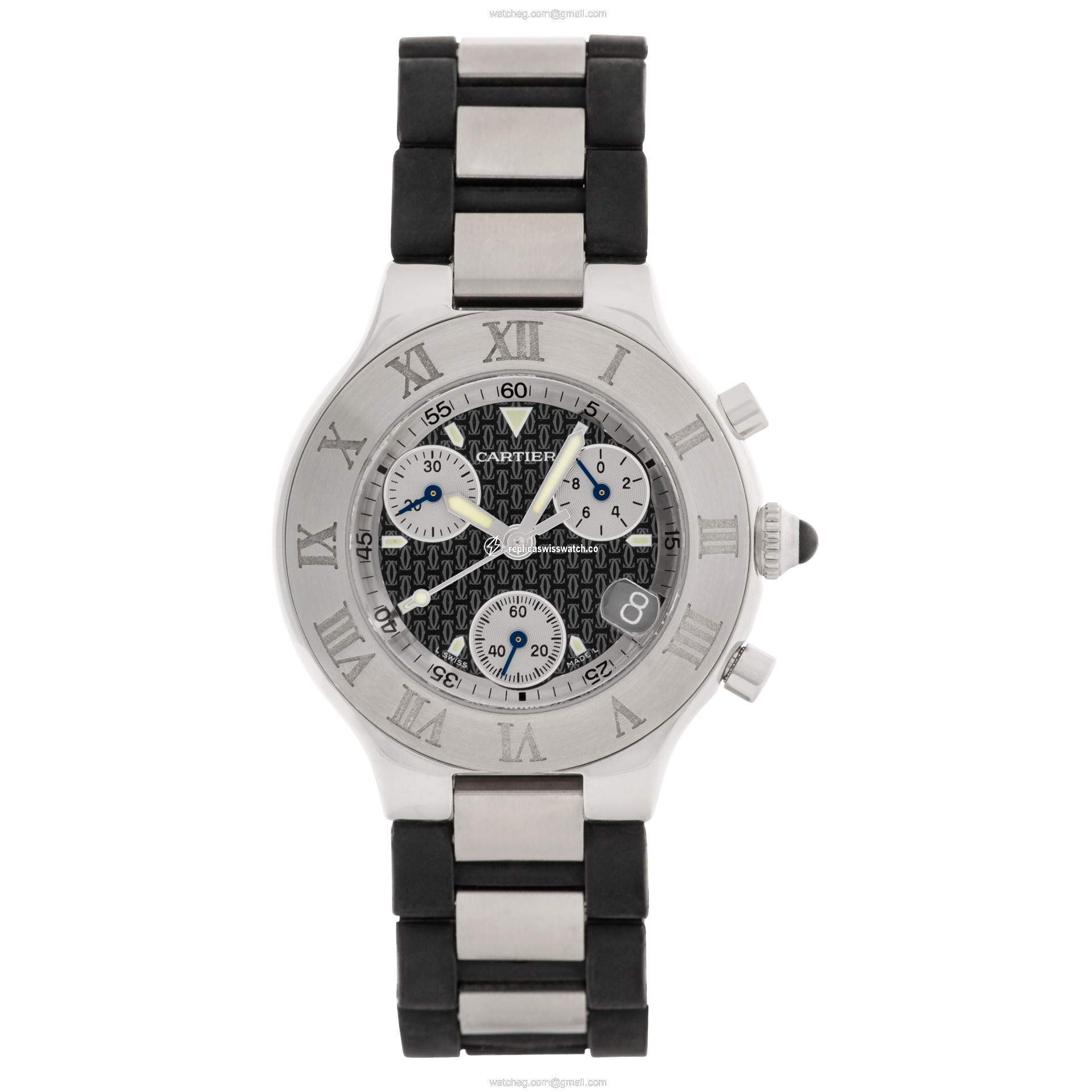 Cartier w1012502 Chronoscaph 21 Quartz Female Stainless Steel Watches Cartier w1012502 Chronoscaph 21 Quartz Female Stainless Steel Watches