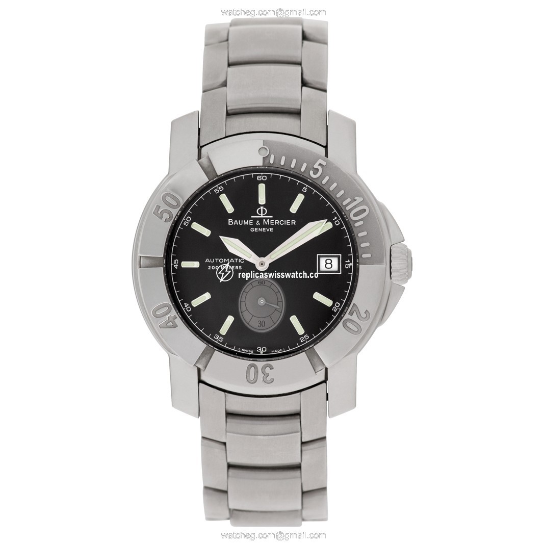 Baume & Mercier 65353 Capeland Automatic Male Stainless Steel Watches Baume & Mercier 65353 Capeland Automatic Male Stainless Steel Watches