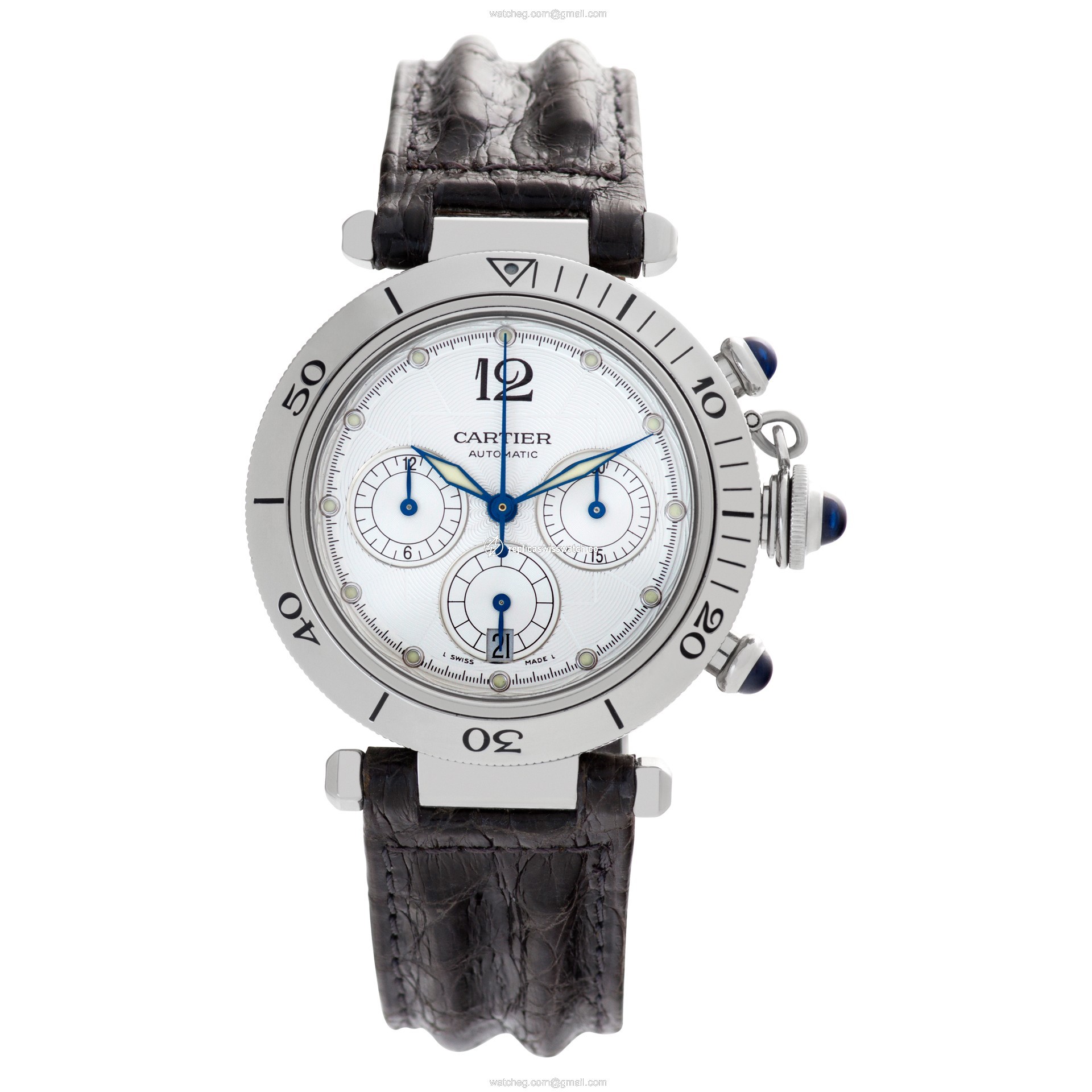 Cartier W31030H3 Pasha Chronograph Automatic Unisex Stainless Steel Watches Cartier W31030H3 Pasha Chronograph Automatic Unisex Stainless Steel Watches