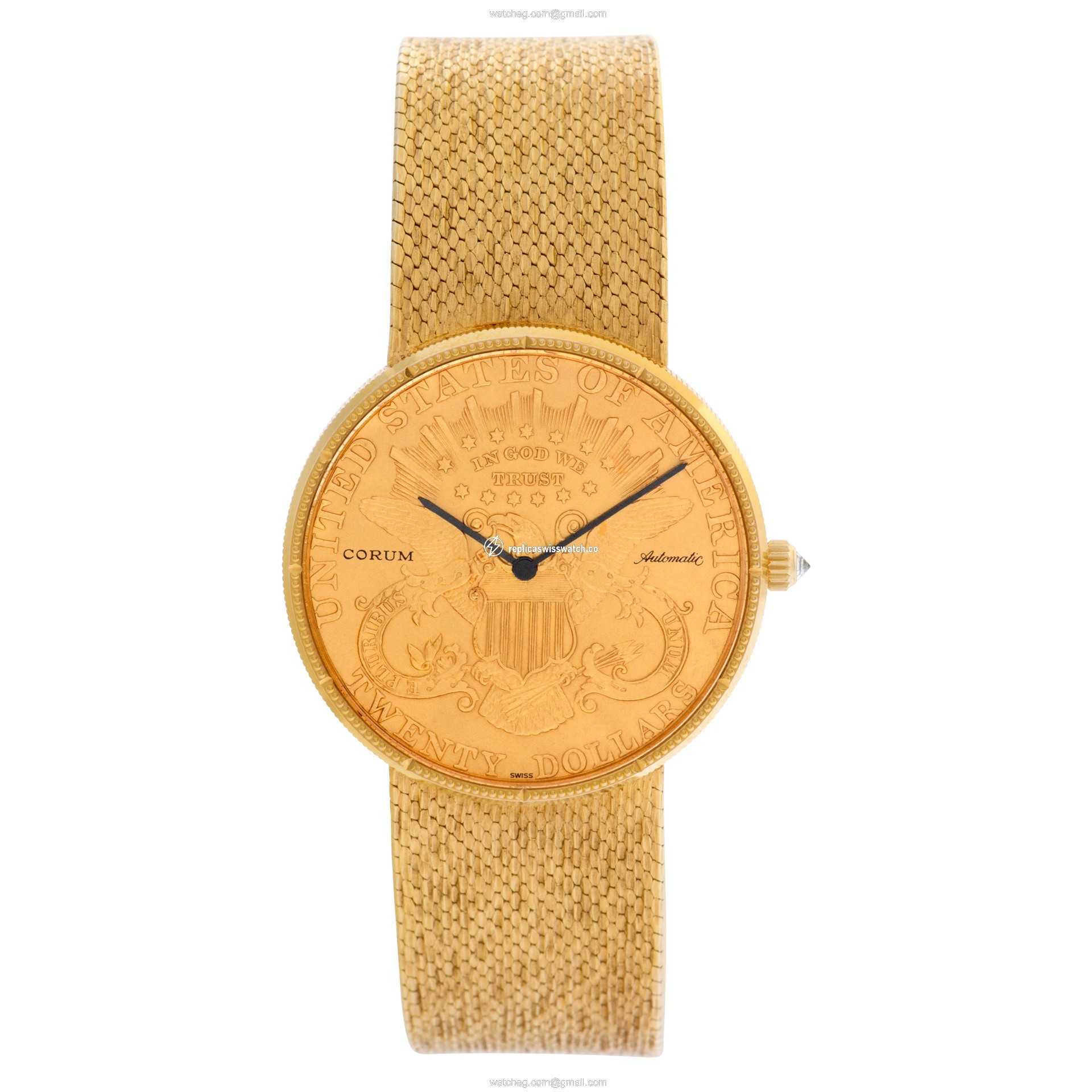 Corum 333137 $20 Coin Automatic Male 18k yellow gold Watches Corum 333137 $20 Coin Automatic Male 18k yellow gold Watches